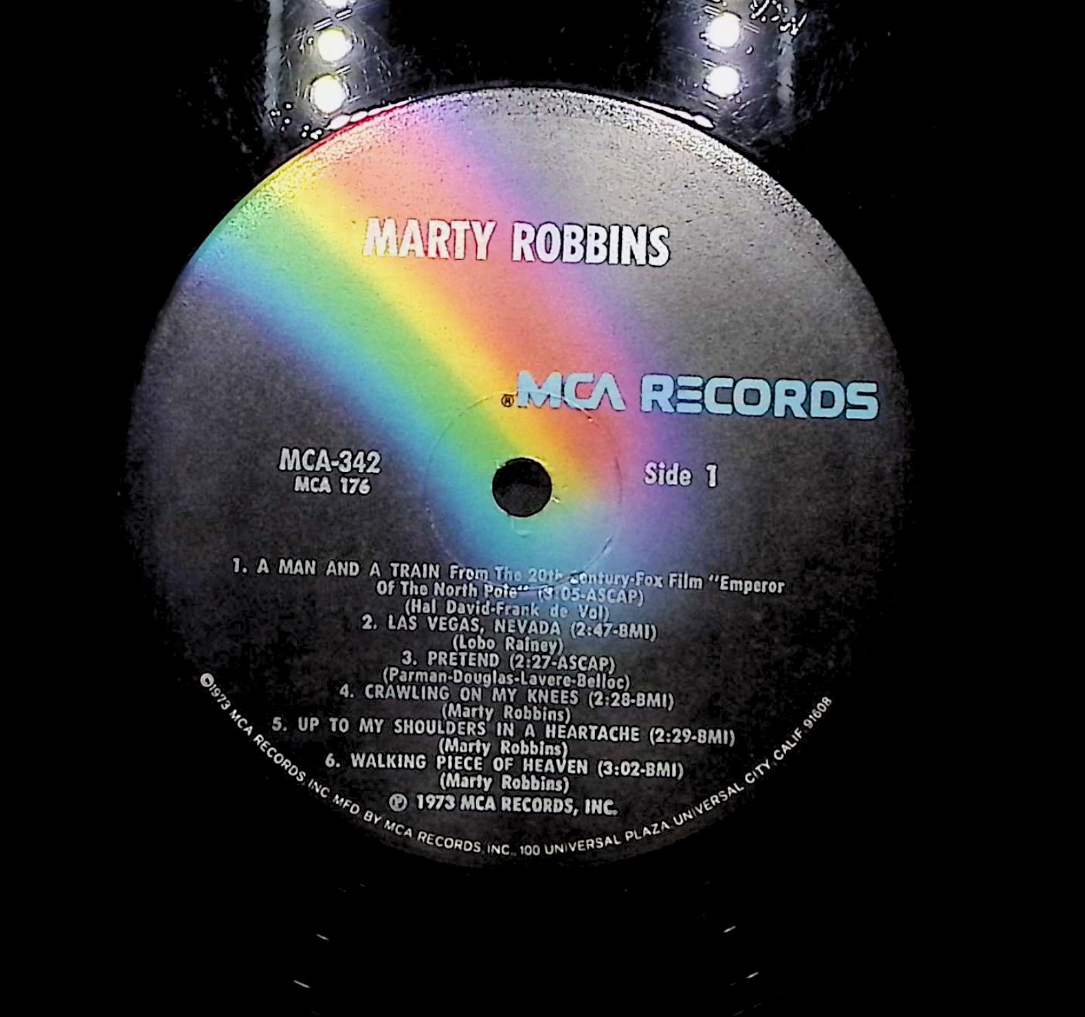 Marty Robbins Marty Robbins 1973 LP Folk, World, & Country — image 4