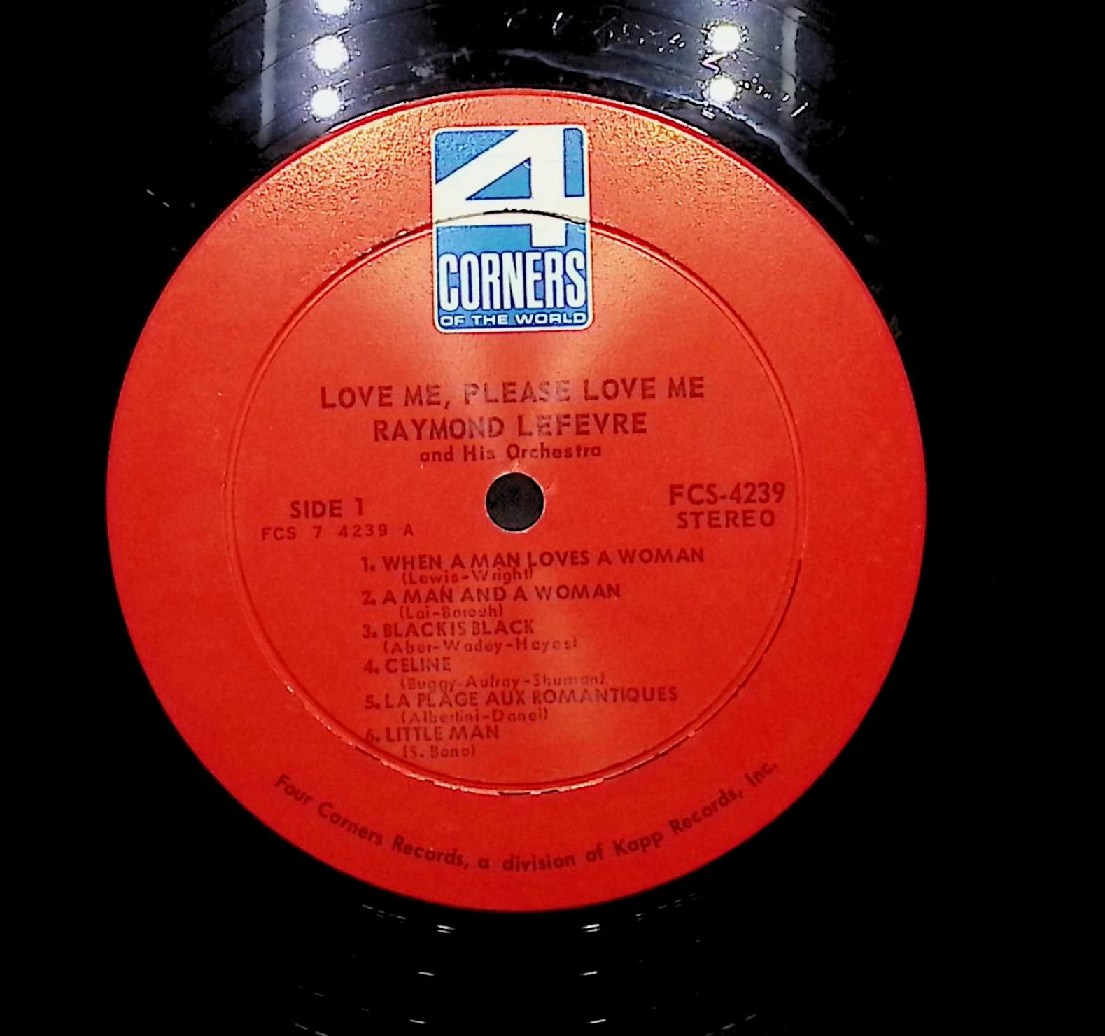 Raymond Lefèvre Et Son Grand Orchestre Love Me, Please Love Me 1967 LP Jazz 1967 — image 2
