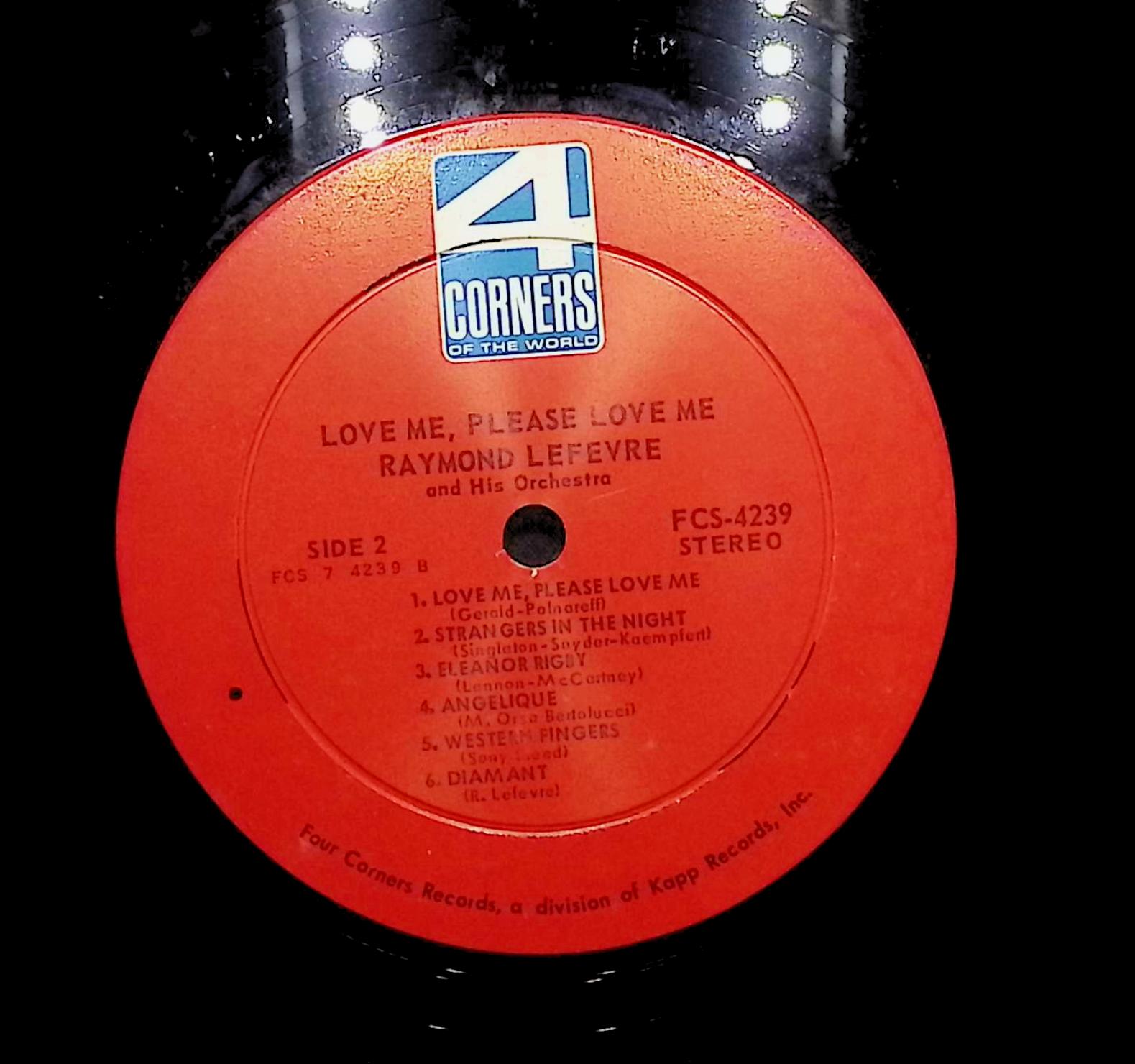 Raymond Lefèvre Et Son Grand Orchestre Love Me, Please Love Me 1967 LP Jazz 1967 — image 4