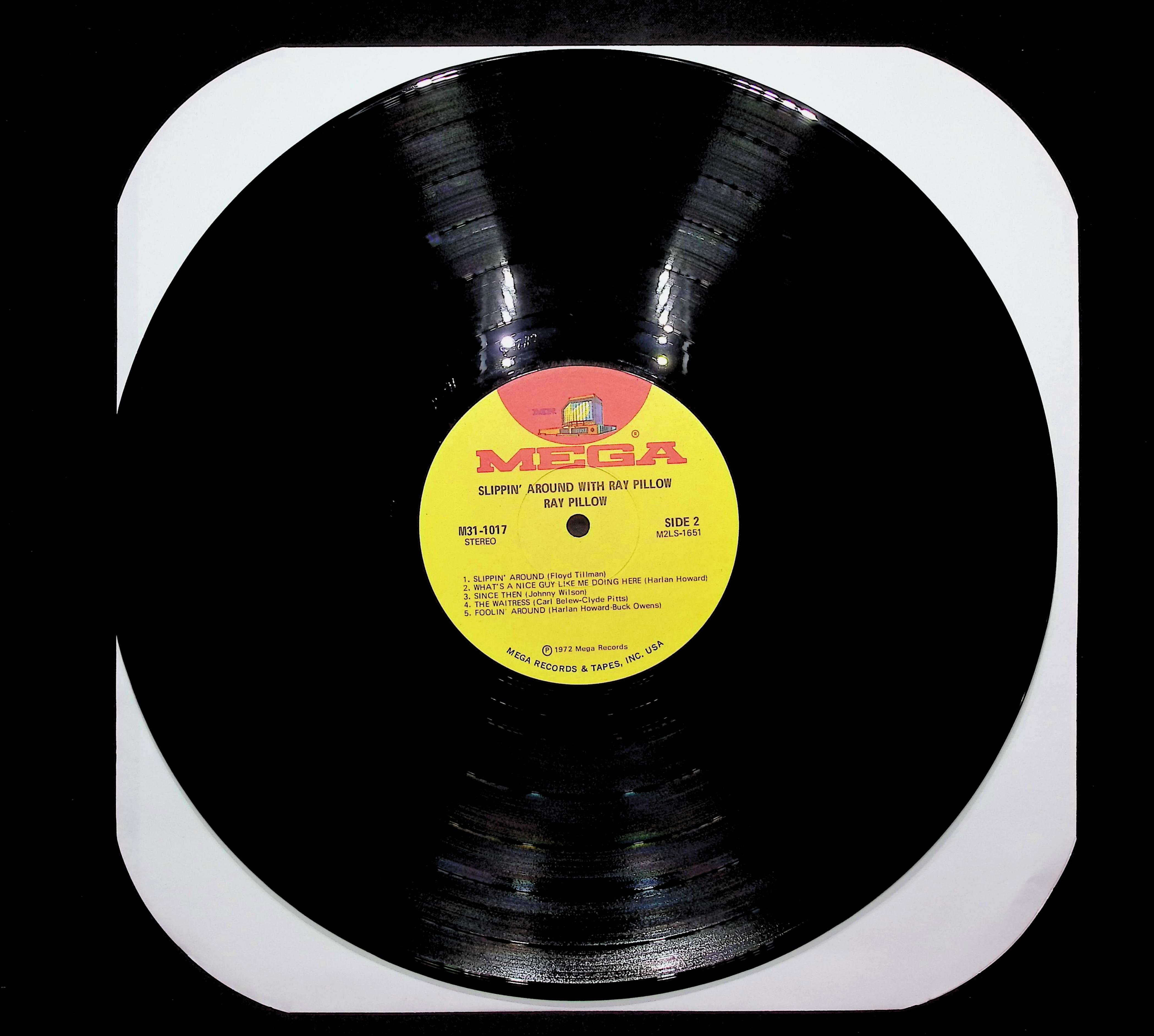 Ray Pillow Slippin' Around With Ray Pillow 1972 LP Folk, World, & Country