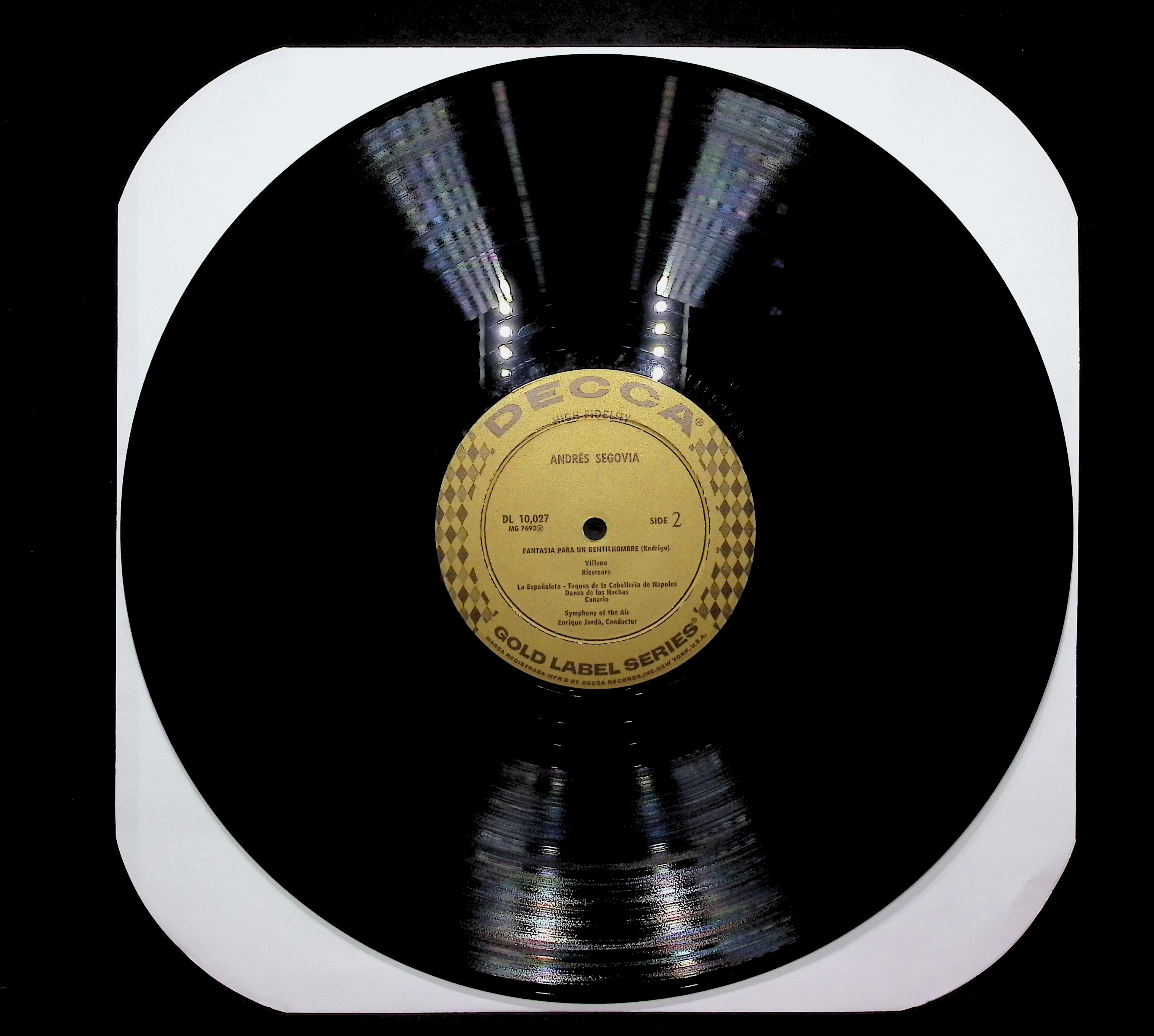 Andrés Segovia Decca Gold Label Records Presents Segovia 1960 LP Classical  — image 3