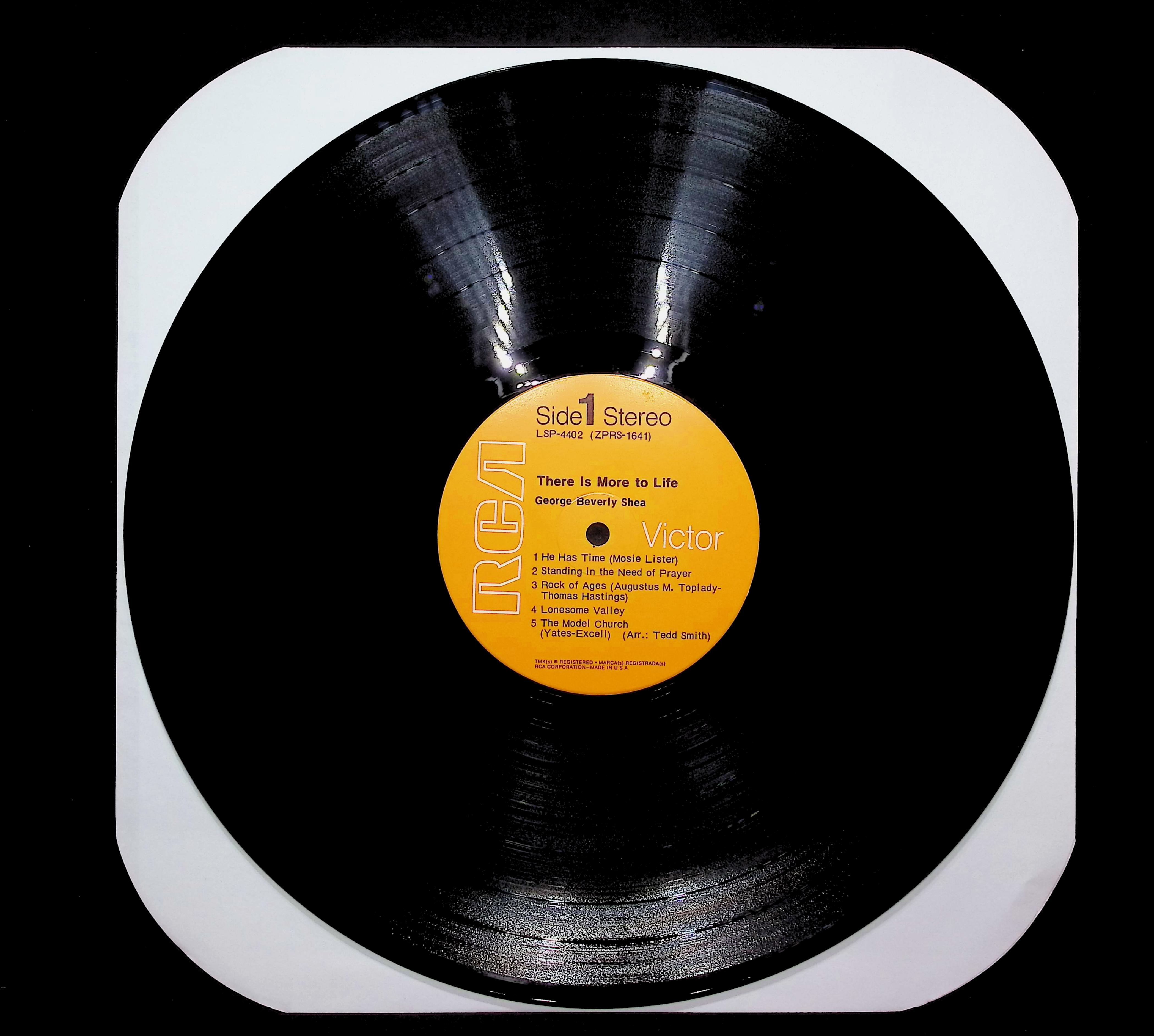 George Beverly Shea There Is More To Life 1970 LP Folk, World, & Country  — image 3