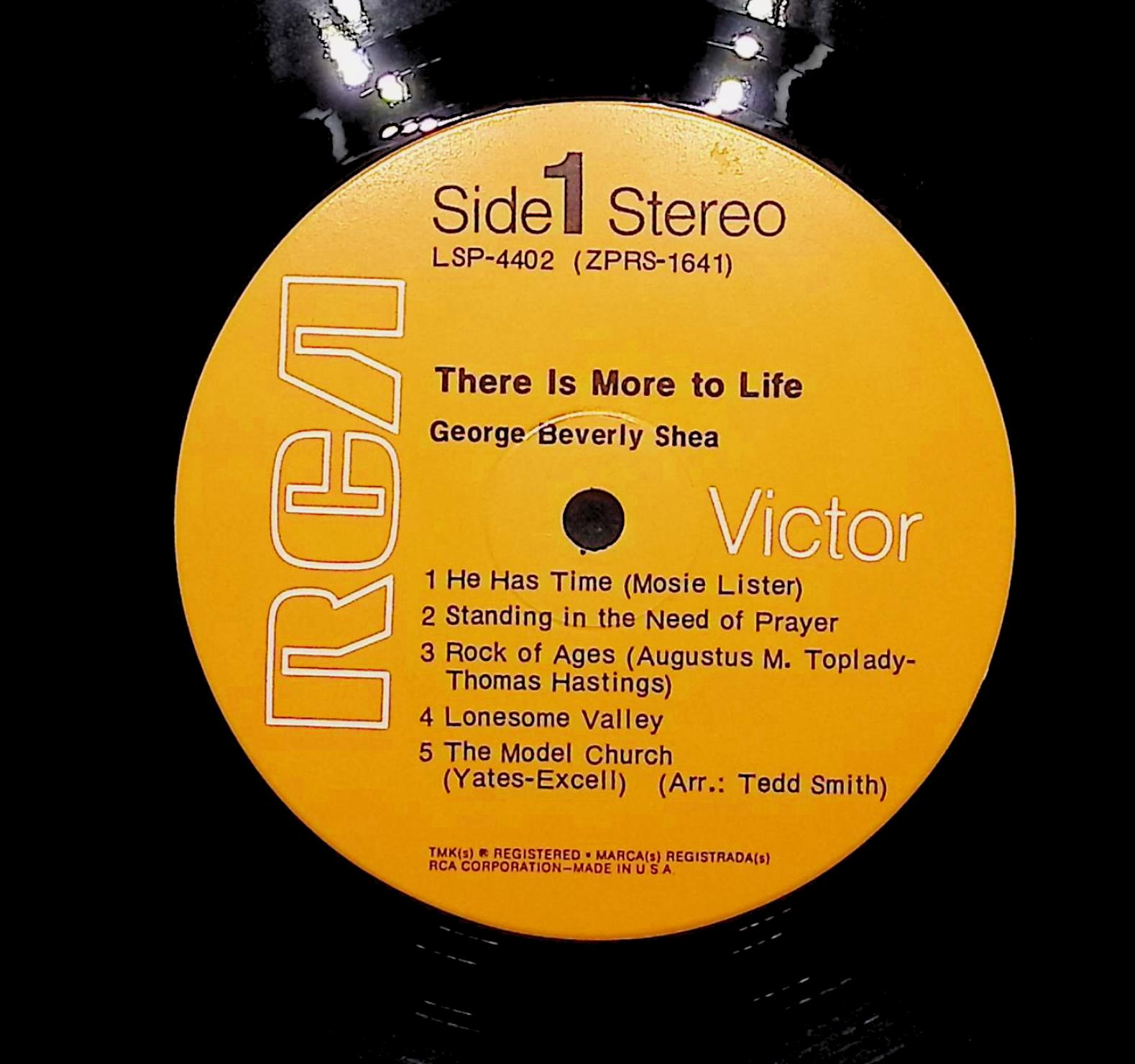 George Beverly Shea There Is More To Life 1970 LP Folk, World, & Country  — image 4