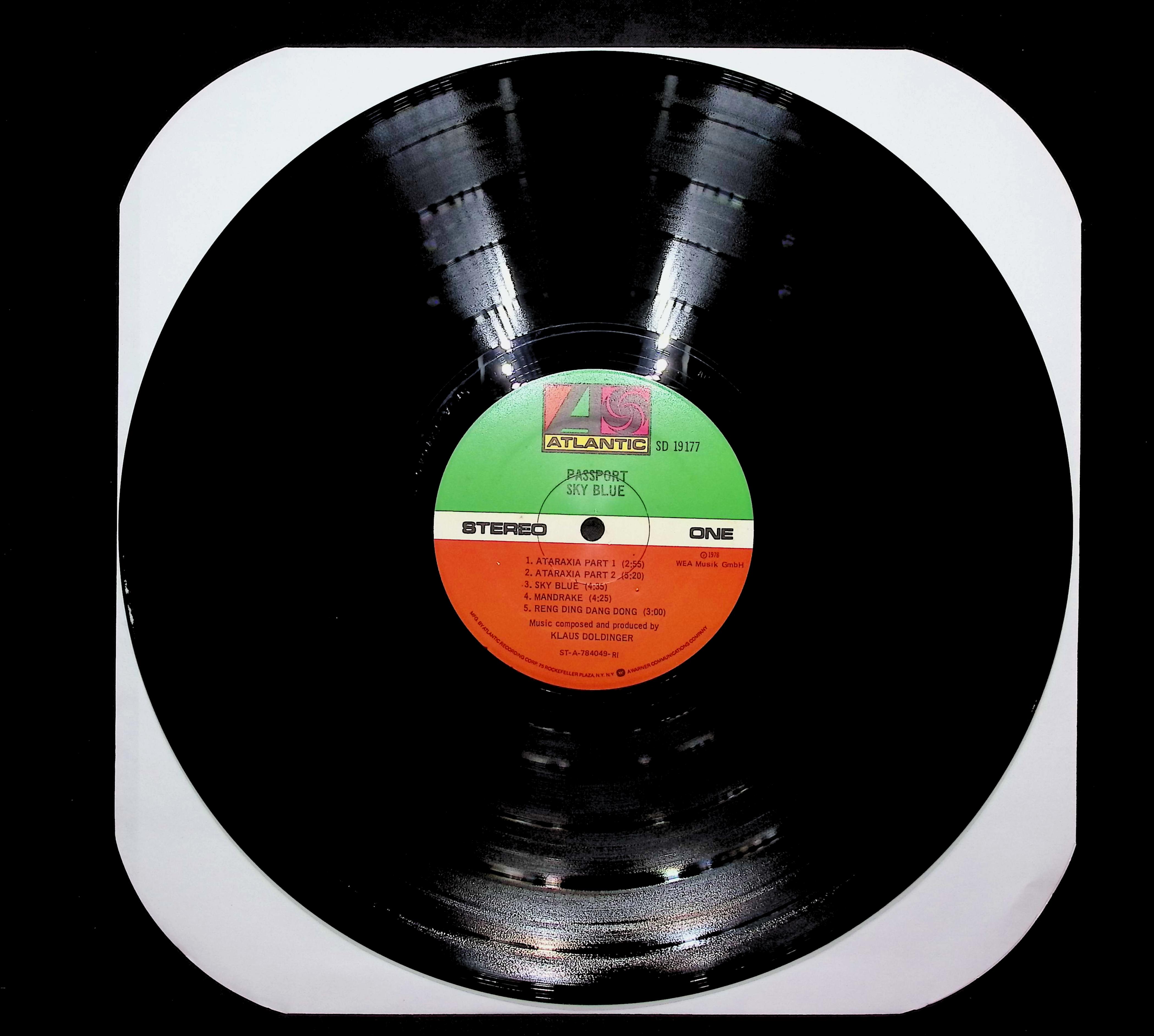 Passport Sky Blue 1978 LP Jazz Side One & Two  — image 3