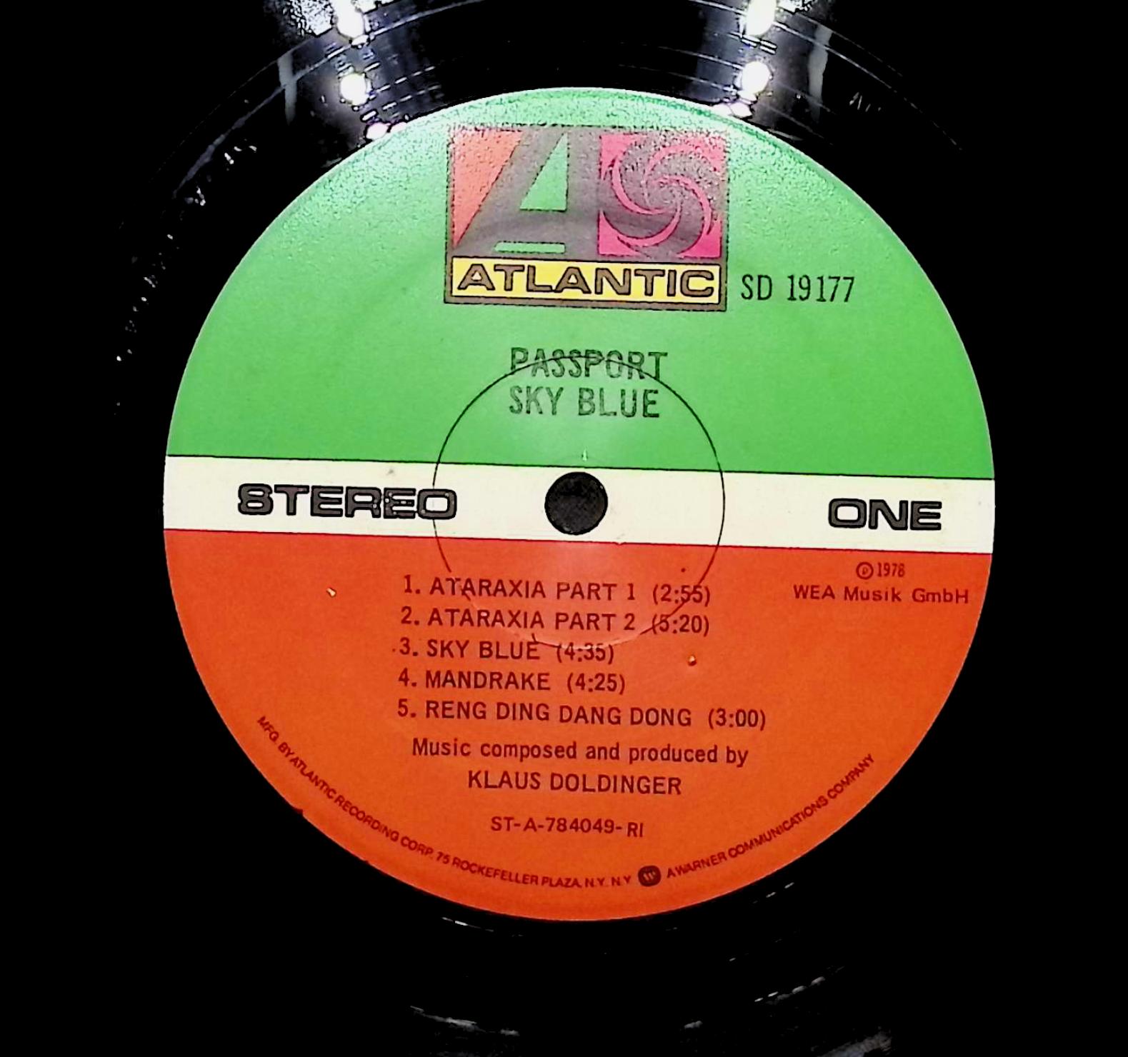 Passport Sky Blue 1978 LP Jazz Side One & Two  — image 4