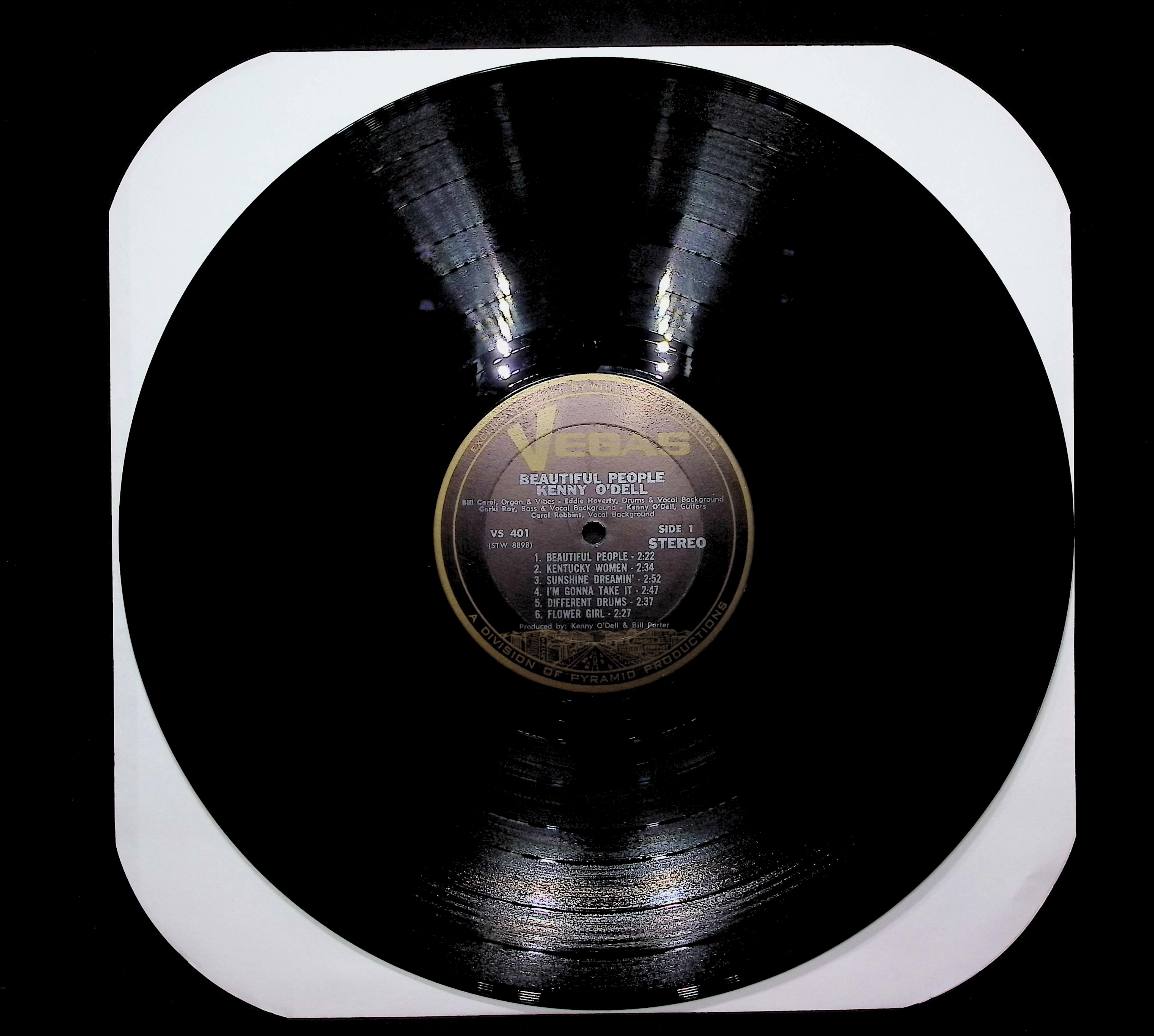 Kenny O'Dell Beautiful People 1967 LP Rock Side 1 & 2