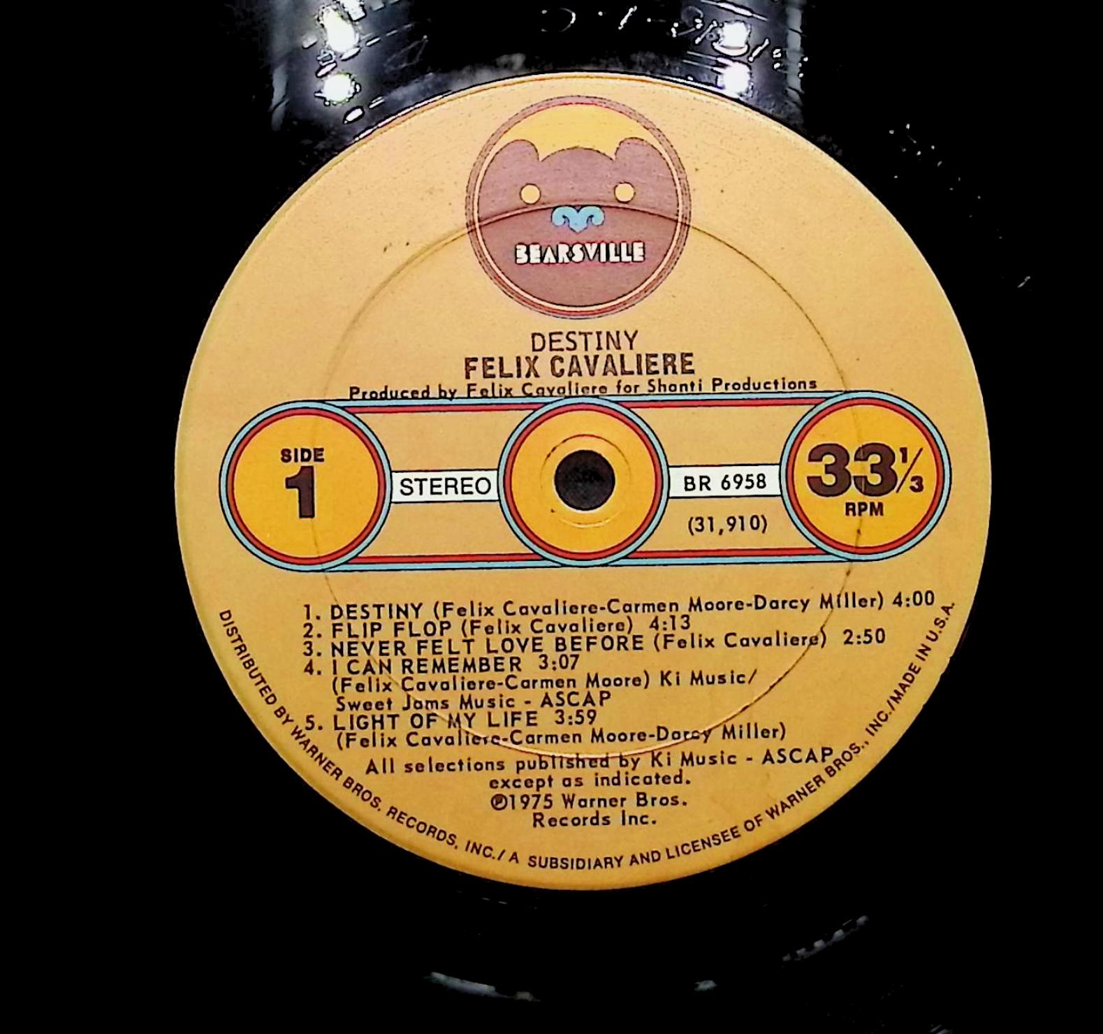 Felix Cavaliere Destiny 1975 LP Rock  — image 2