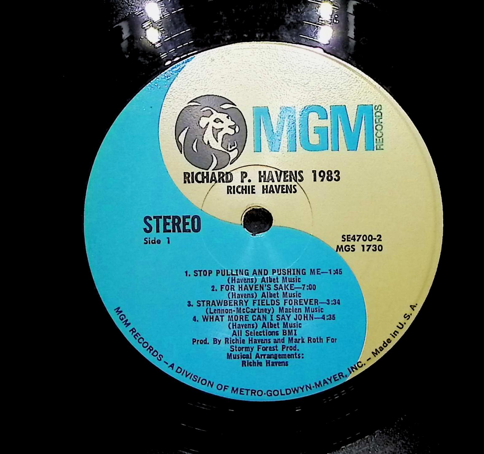 Richie Havens Richard P. Havens, 1983 1970 LP Rock  — image 4