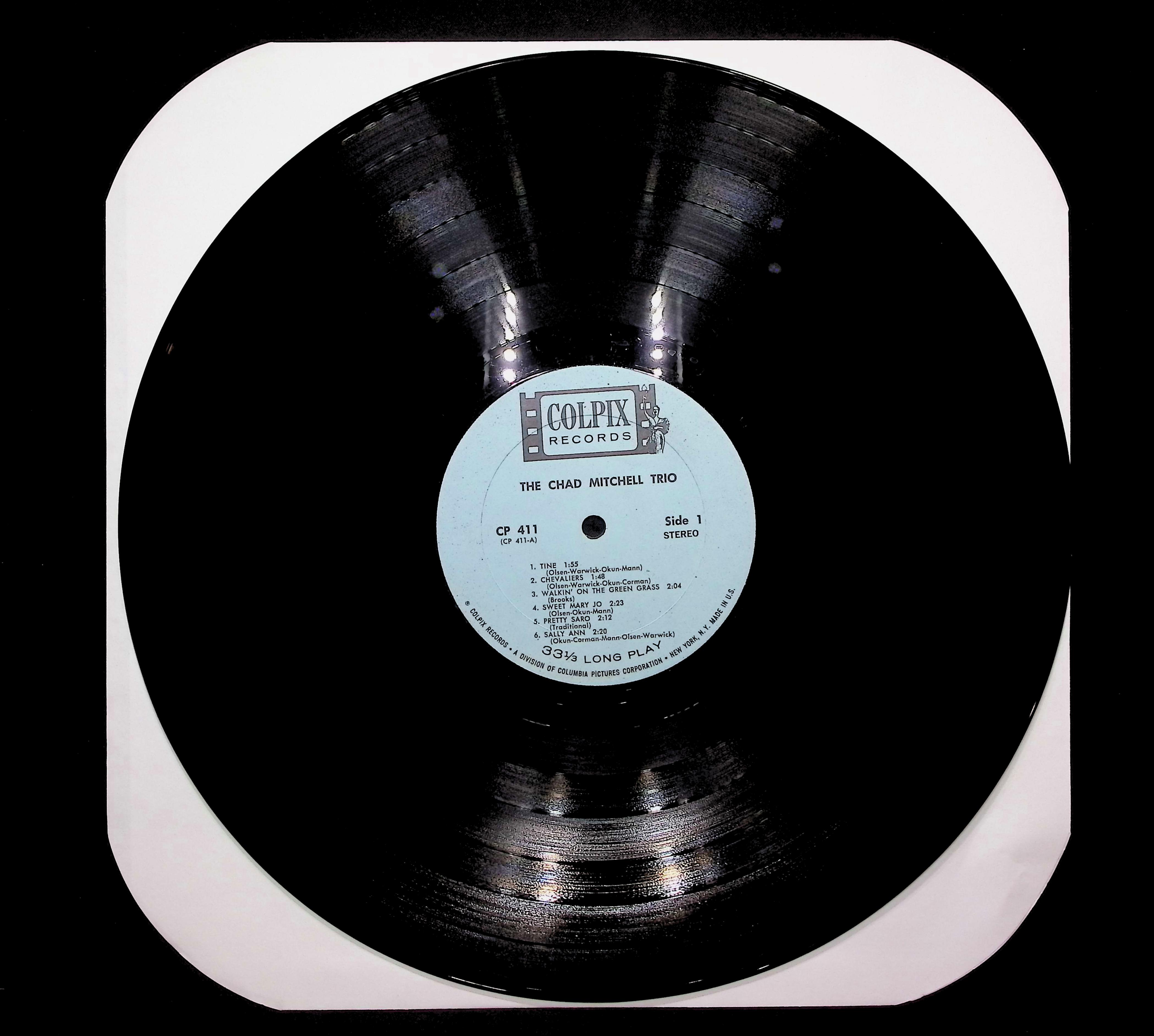 The Chad Mitchell Trio 1964 LP Folk, World, & Country  — image 3