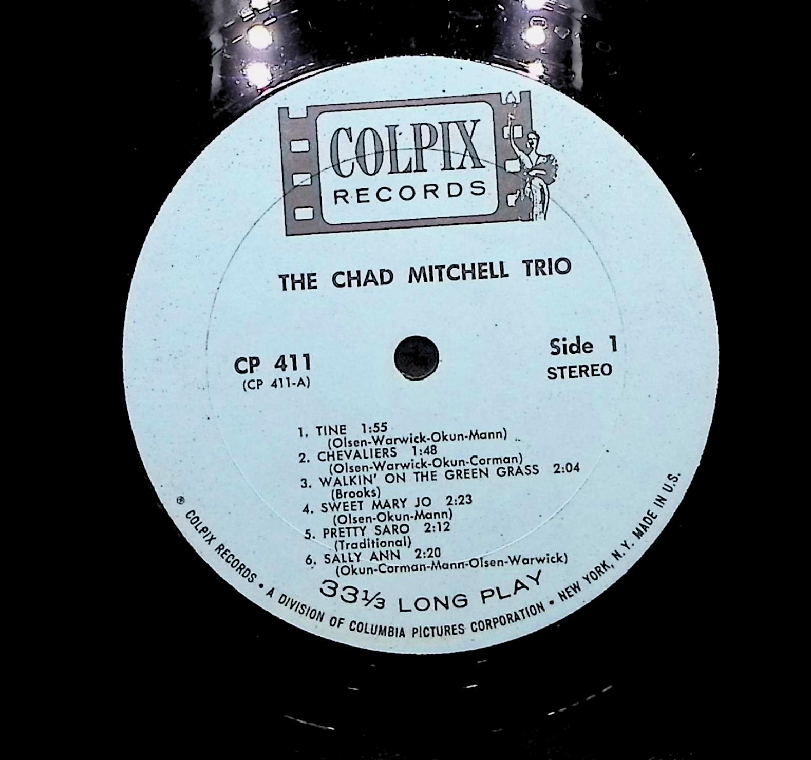 The Chad Mitchell Trio 1964 LP Folk, World, & Country  — image 4