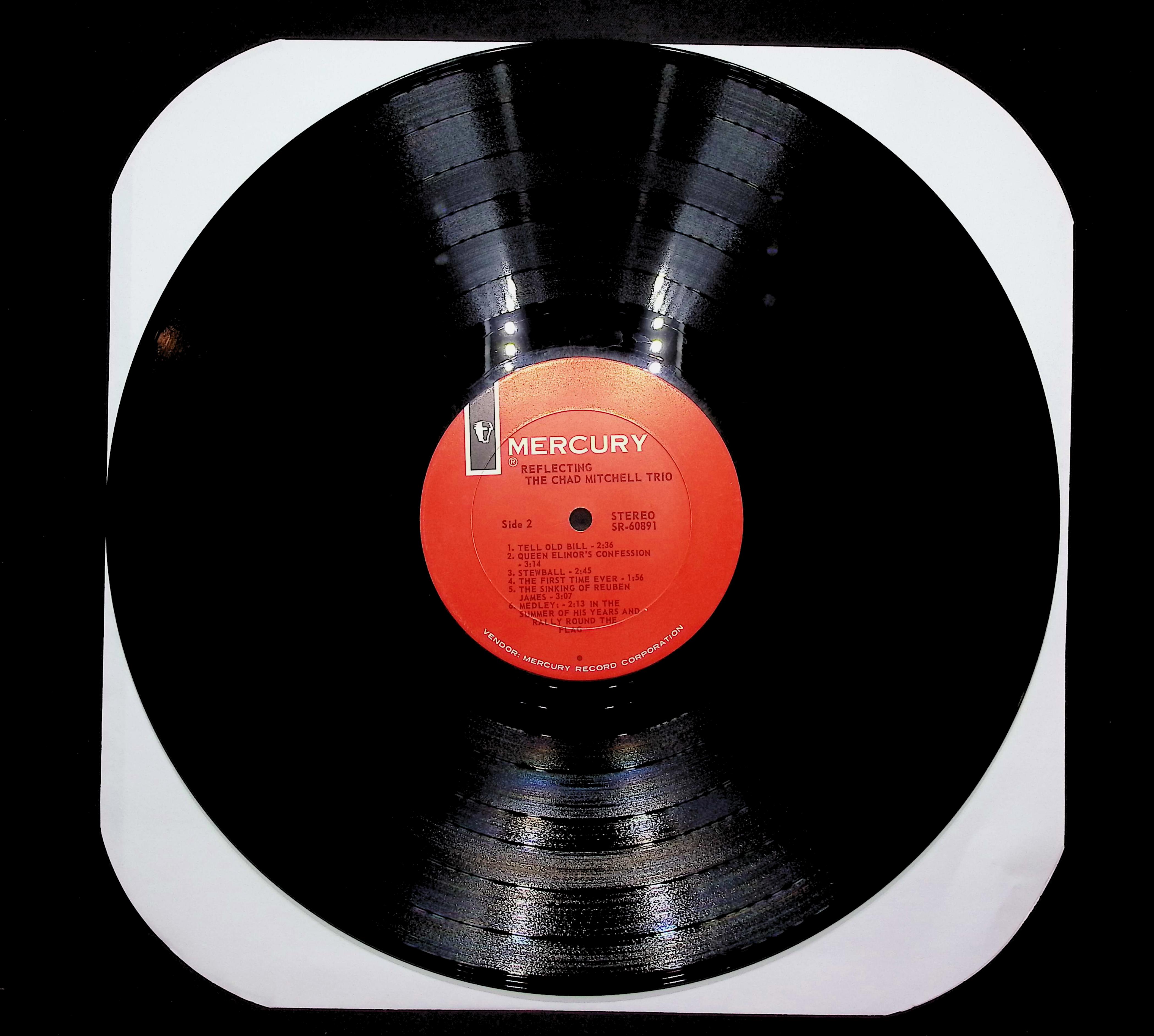The Chad Mitchell Trio Reflecting 1964 LP Folk, World, & Country  — image 3