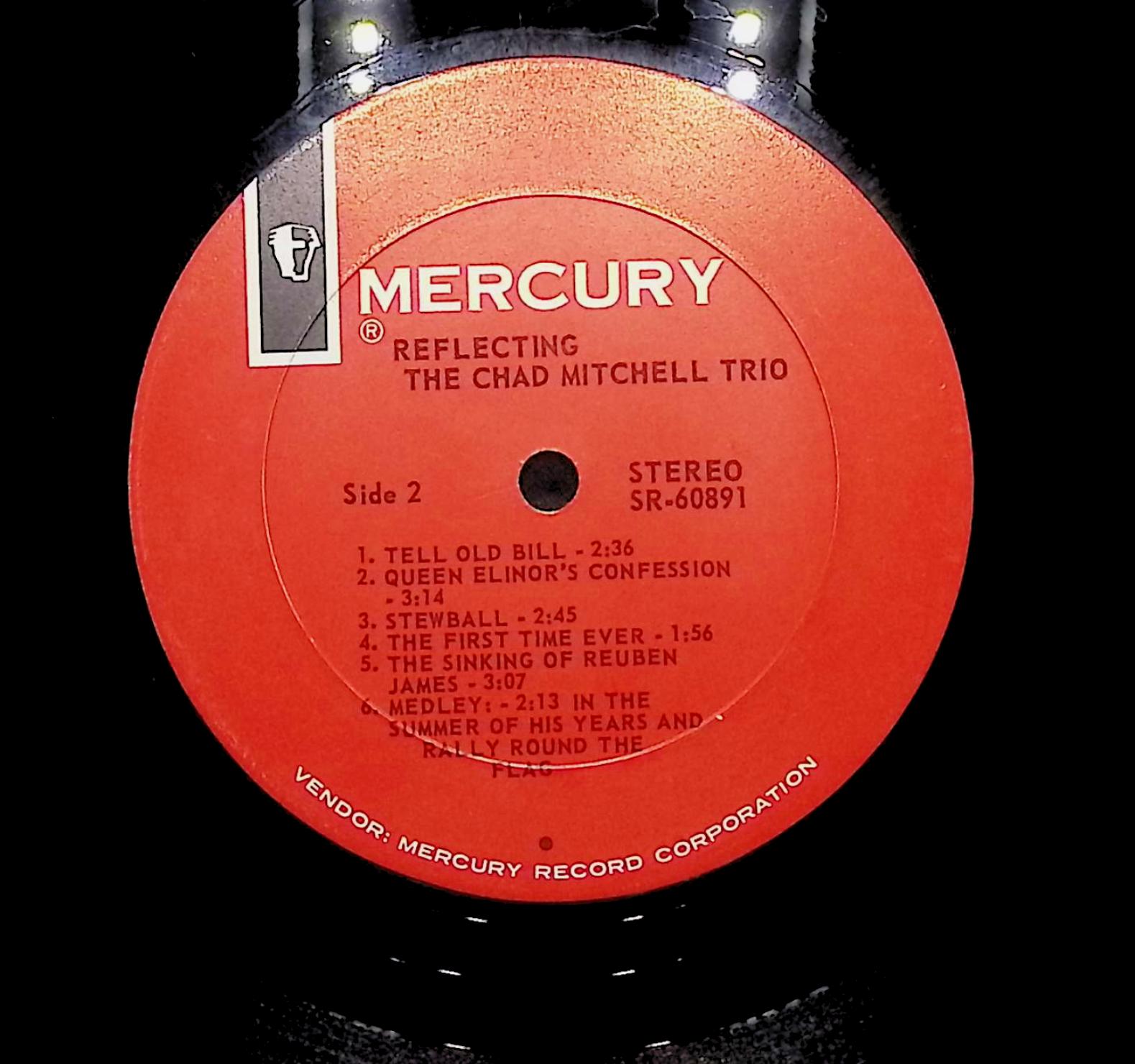 The Chad Mitchell Trio Reflecting 1964 LP Folk, World, & Country  — image 4