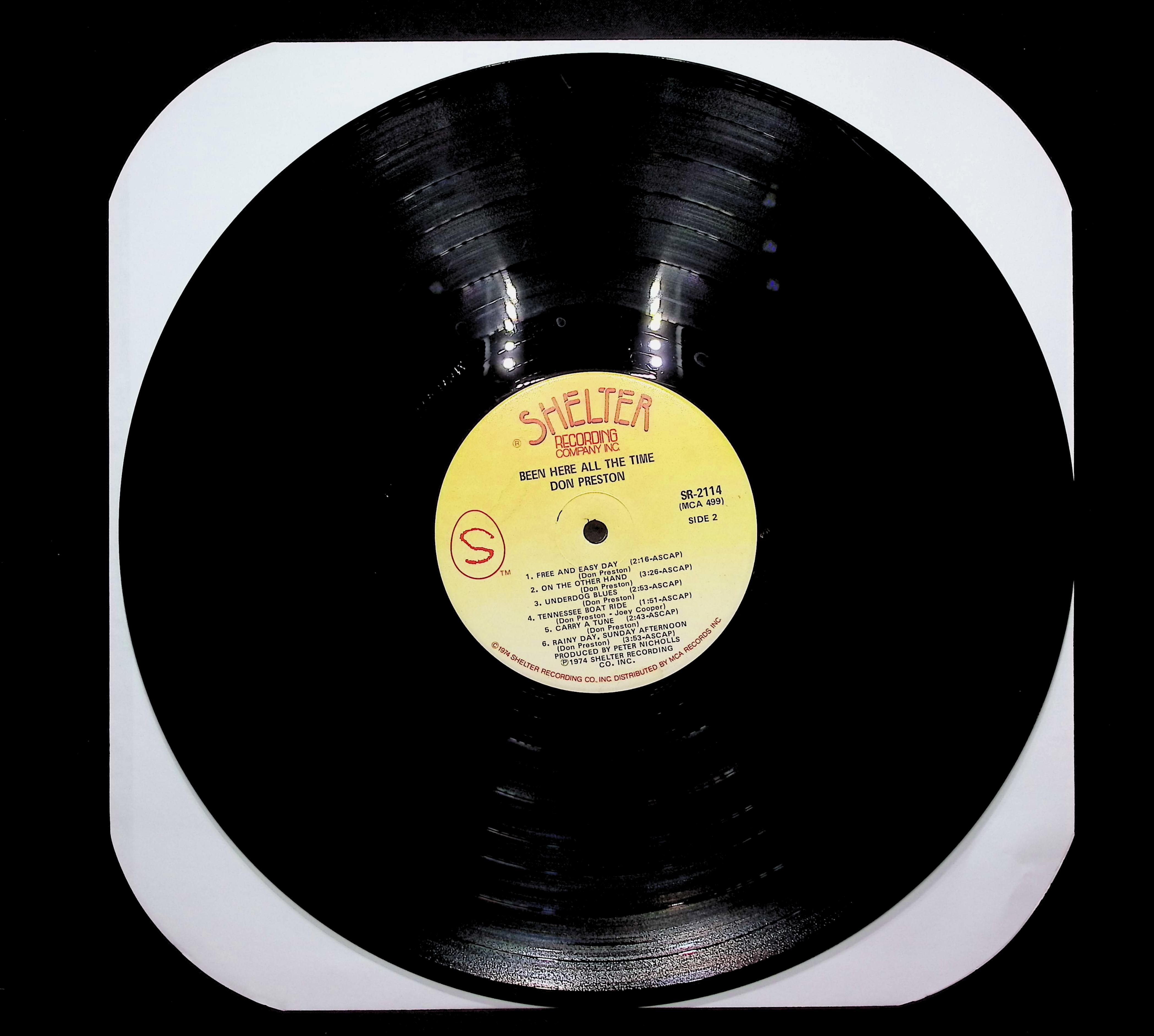 Don Preston Been Here All The Time 1974 LP Blues Side 1 & 2 — image 3