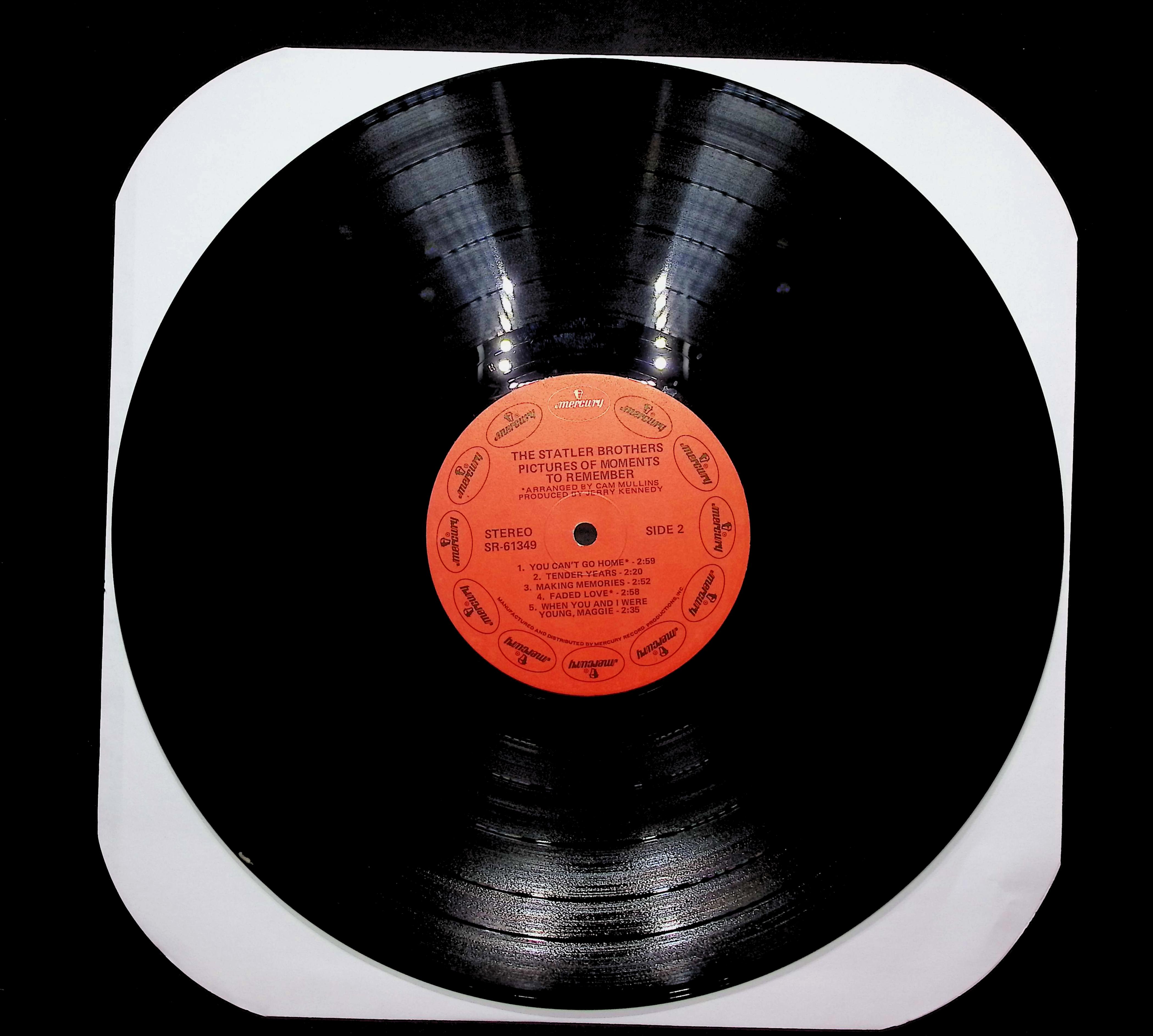 The Statler Brothers Pictures Of Moments To Remember 1971 LP Folk, World — image 3