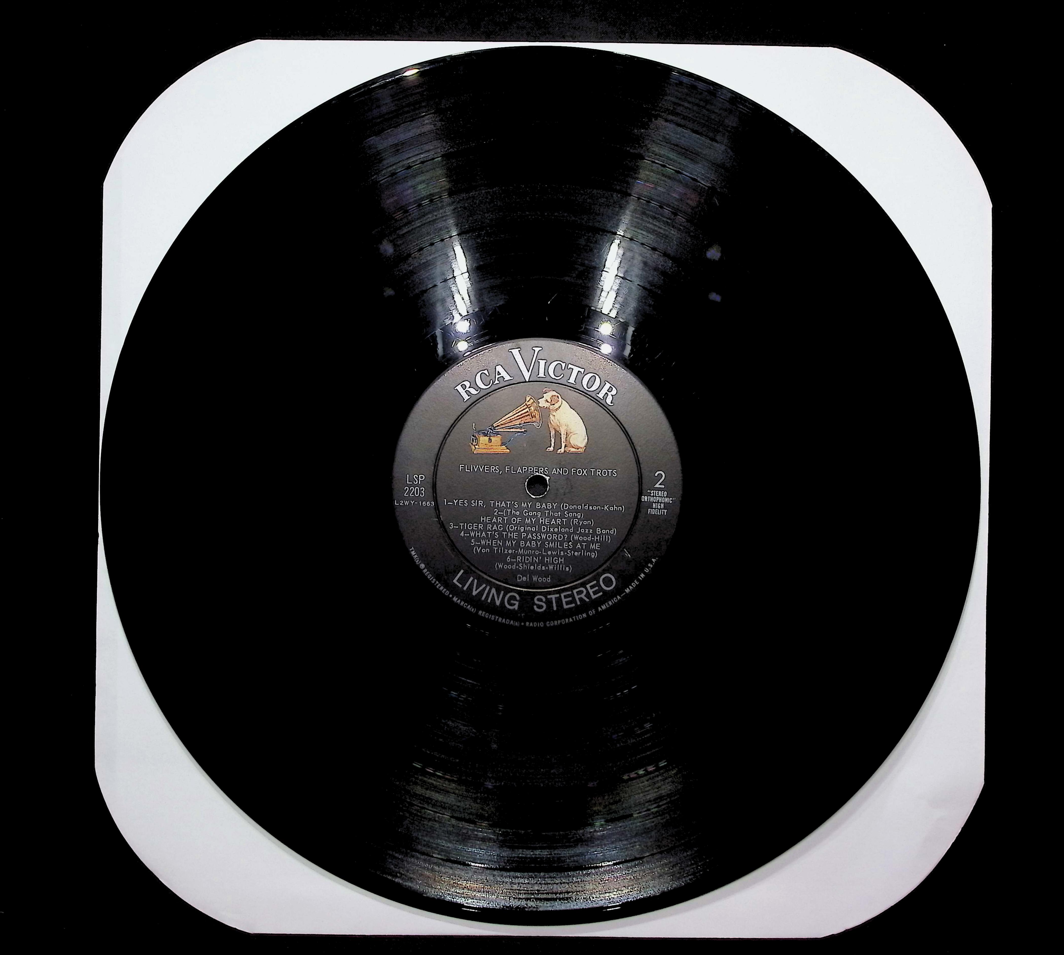 Del Wood Flivvers, Flappers And Fox Trots 1960 LP Jazz