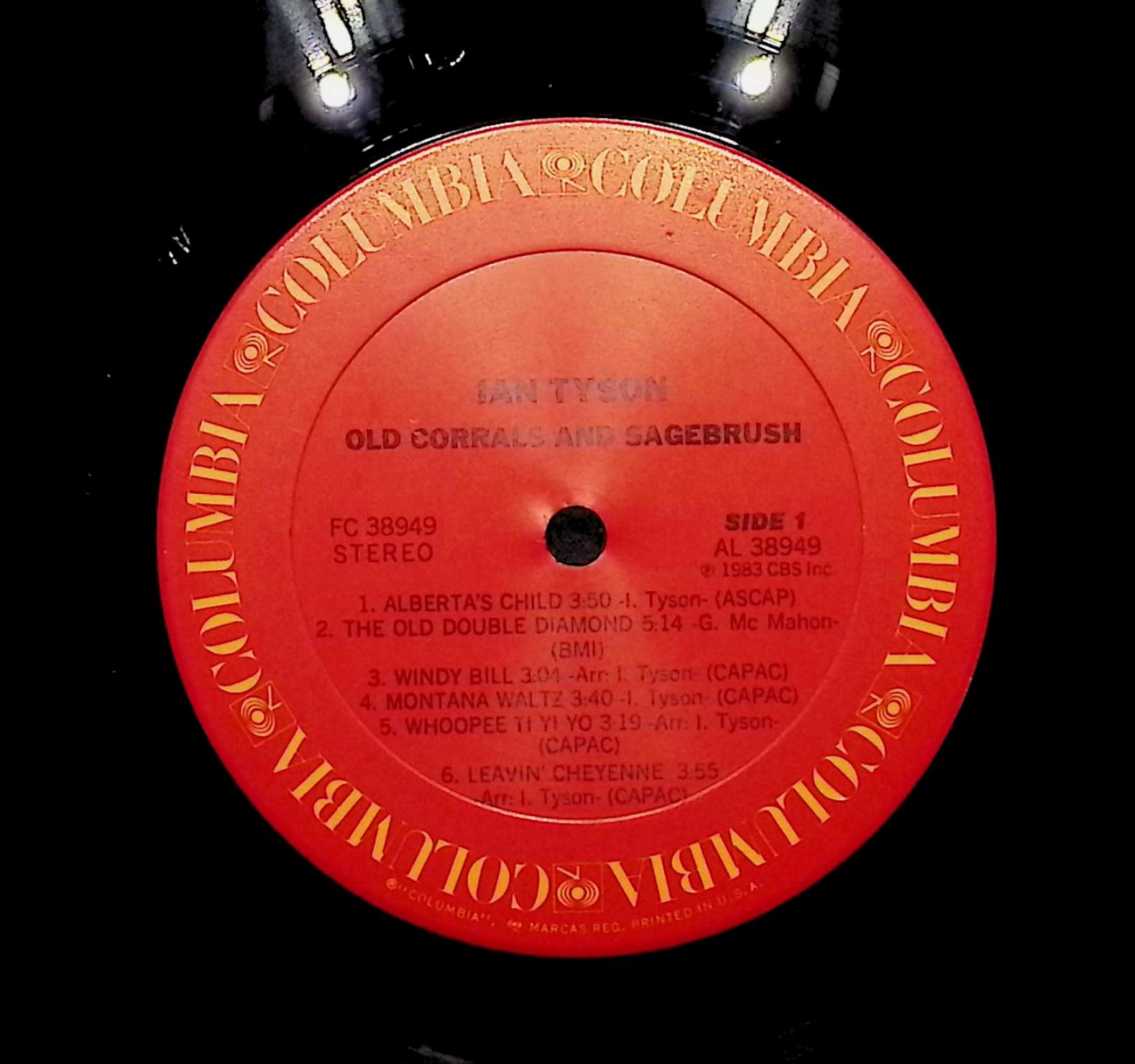 Ian Tyson Old Corrals & Sagebrush 1983 LP Folk, World, & Country — image 2