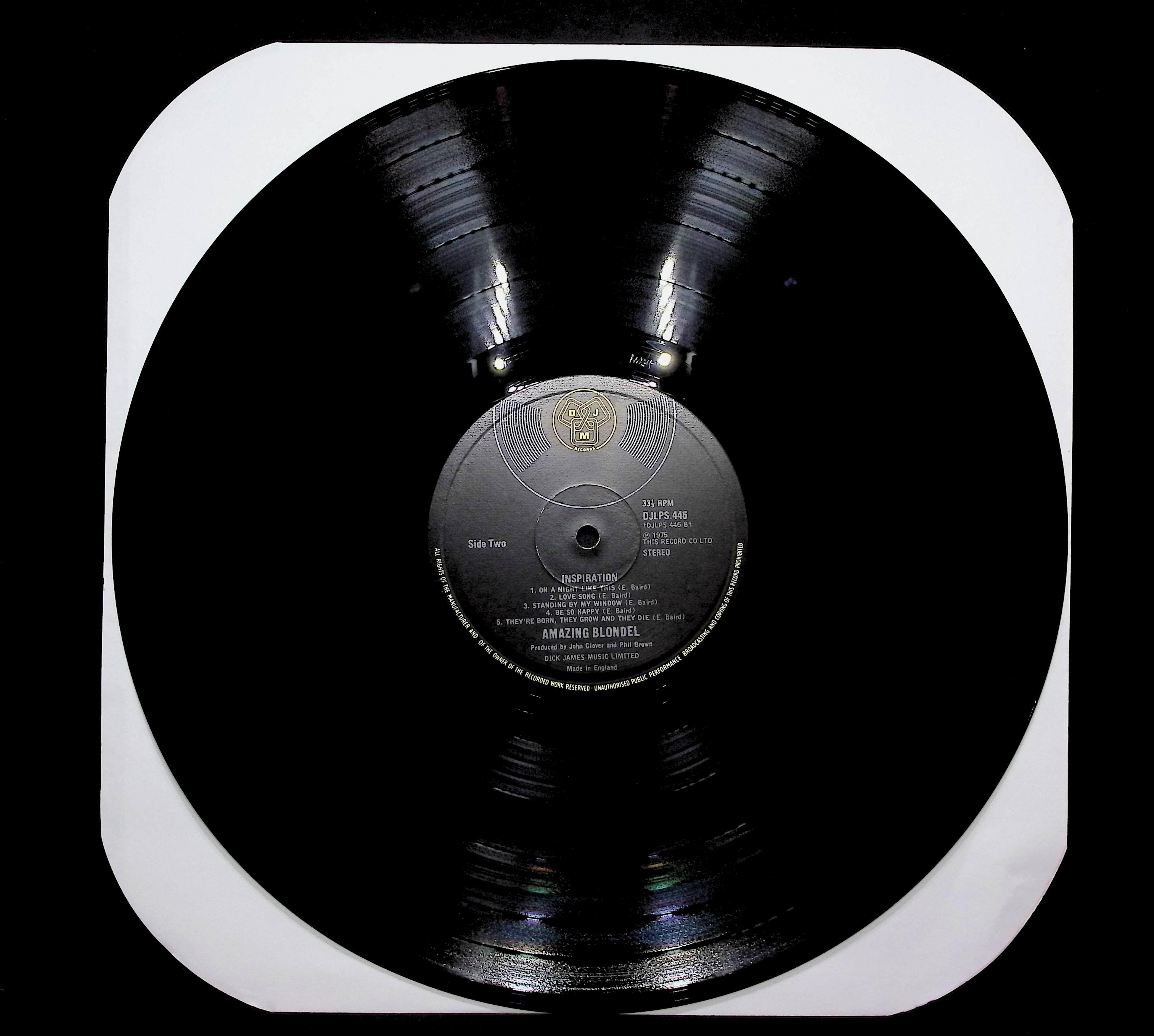 Amazing Blondel Inspiration 1975 LP Rock Side One & Side Two — image 3
