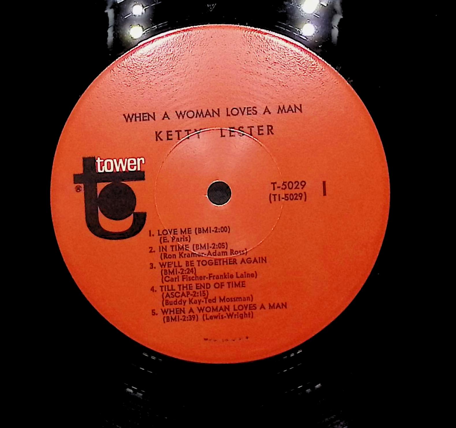 Ketty Lester When A Woman Loves A Man 1966 LP Funk / Soul  — image 4