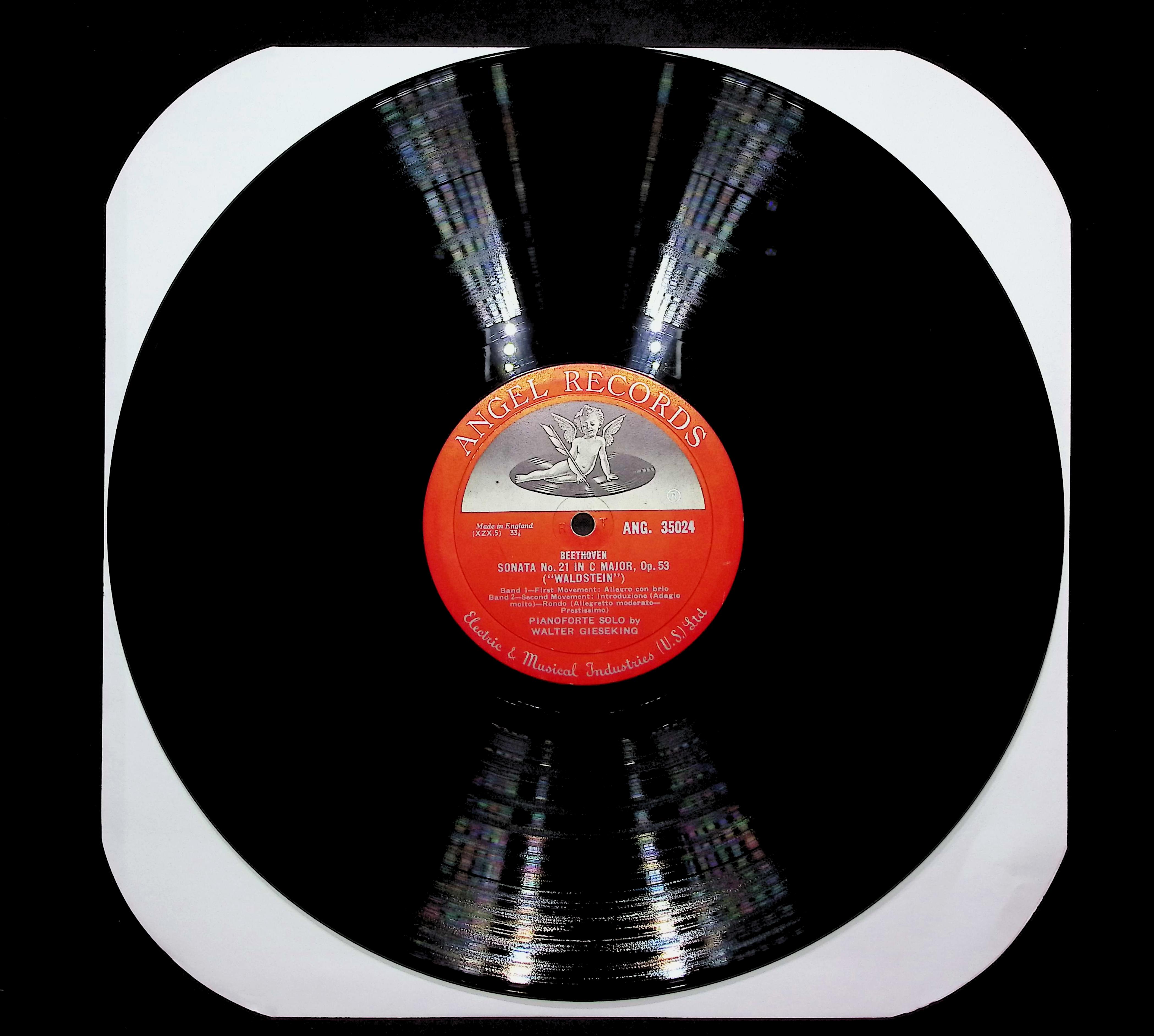 Ludwig van Beethoven Piano Sonatas 1954 LP Classical Side A & B  — image 3