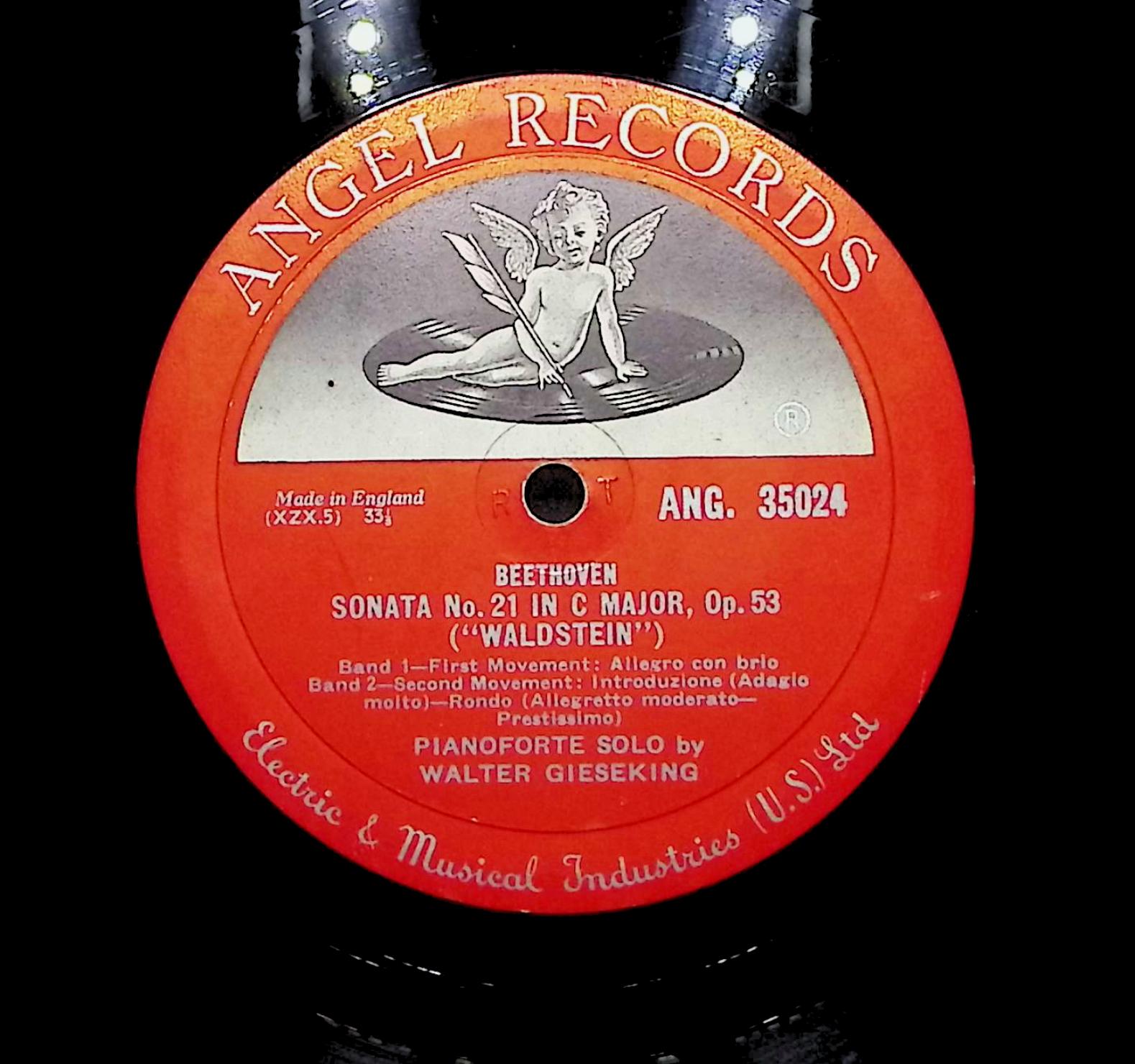 Ludwig van Beethoven Piano Sonatas 1954 LP Classical Side A & B  — image 4