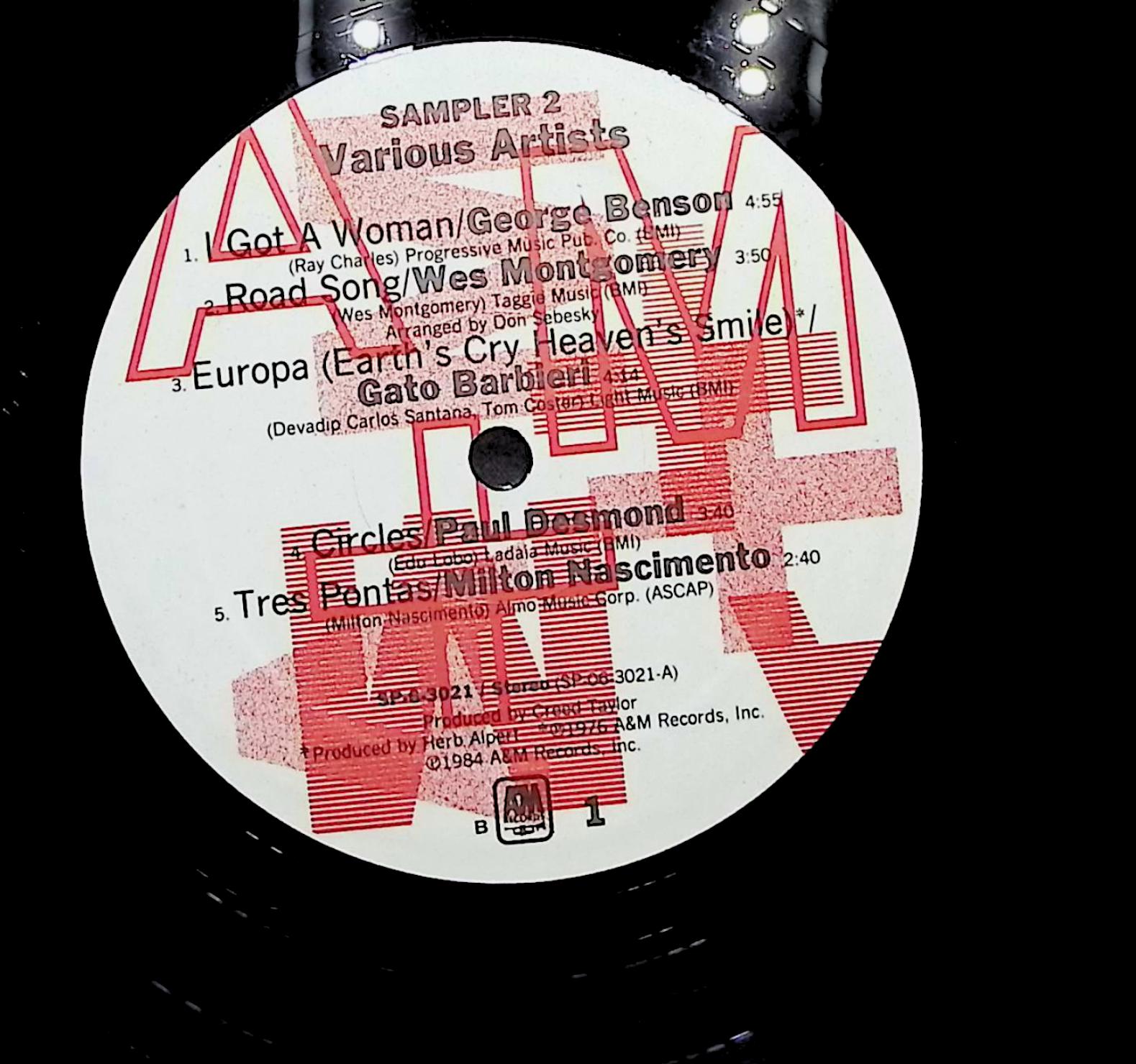 Various Artists Audio Master Plus Series Sampler: Vol. 2 1984 LP Jazz  — image 4