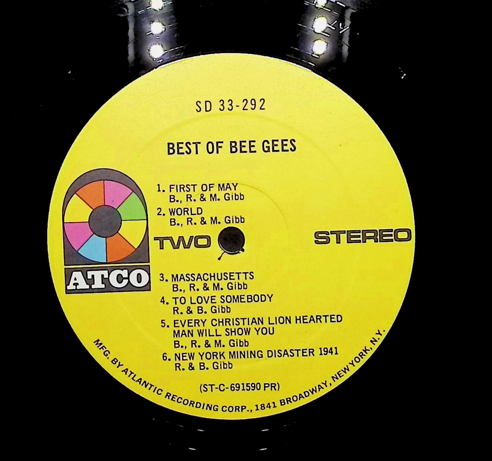 Bee Gees Best Of Bee Gees 1969 LP Rock Side A & B  — image 4