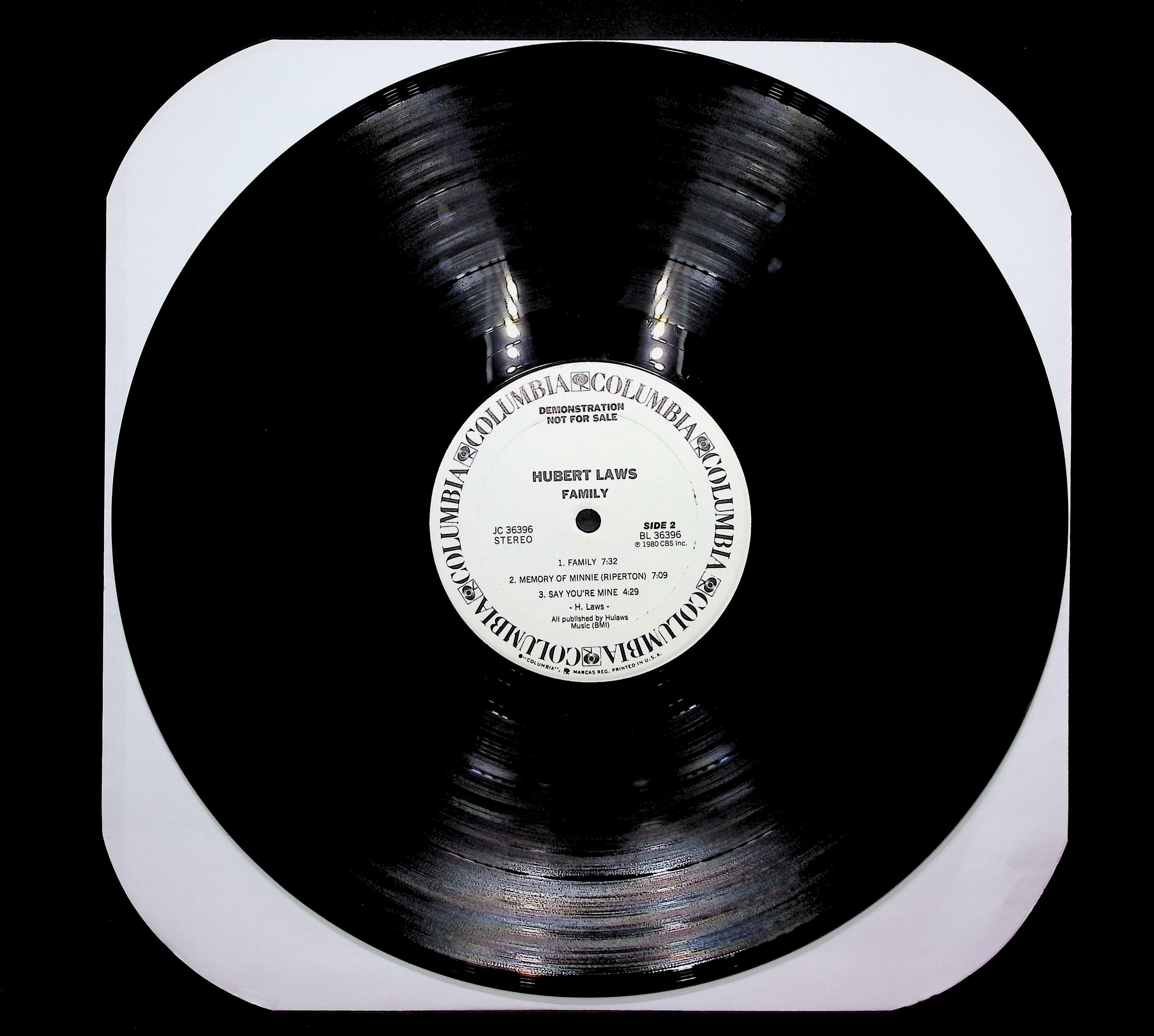 Hubert Laws Family 1980 LP Jazz Side 1 & 2  — image 3