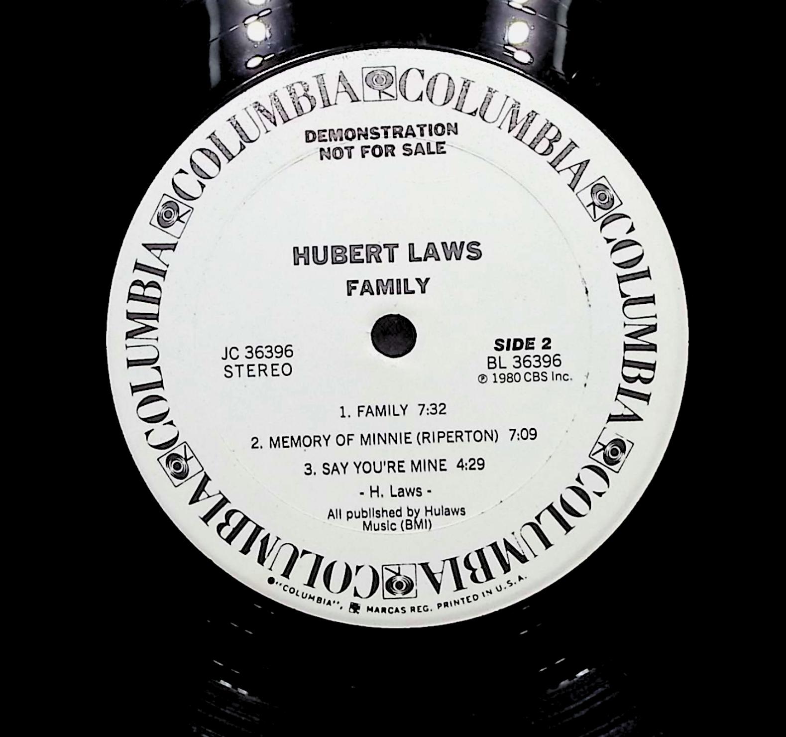Hubert Laws Family 1980 LP Jazz Side 1 & 2  — image 4
