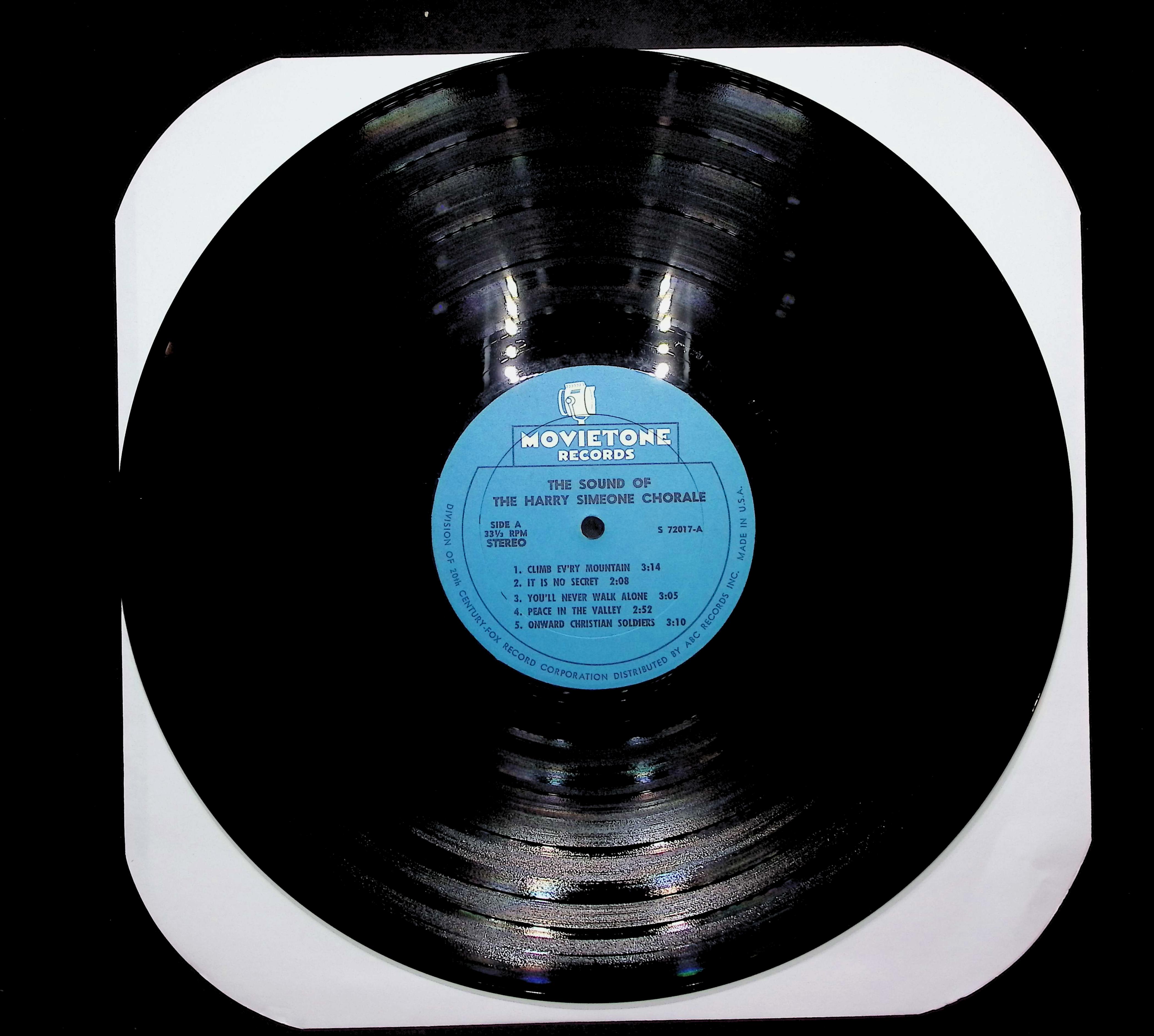 The Harry Simeone Chorale The Sound Of The Harry Simeone Chorale 1967 LP Jazz