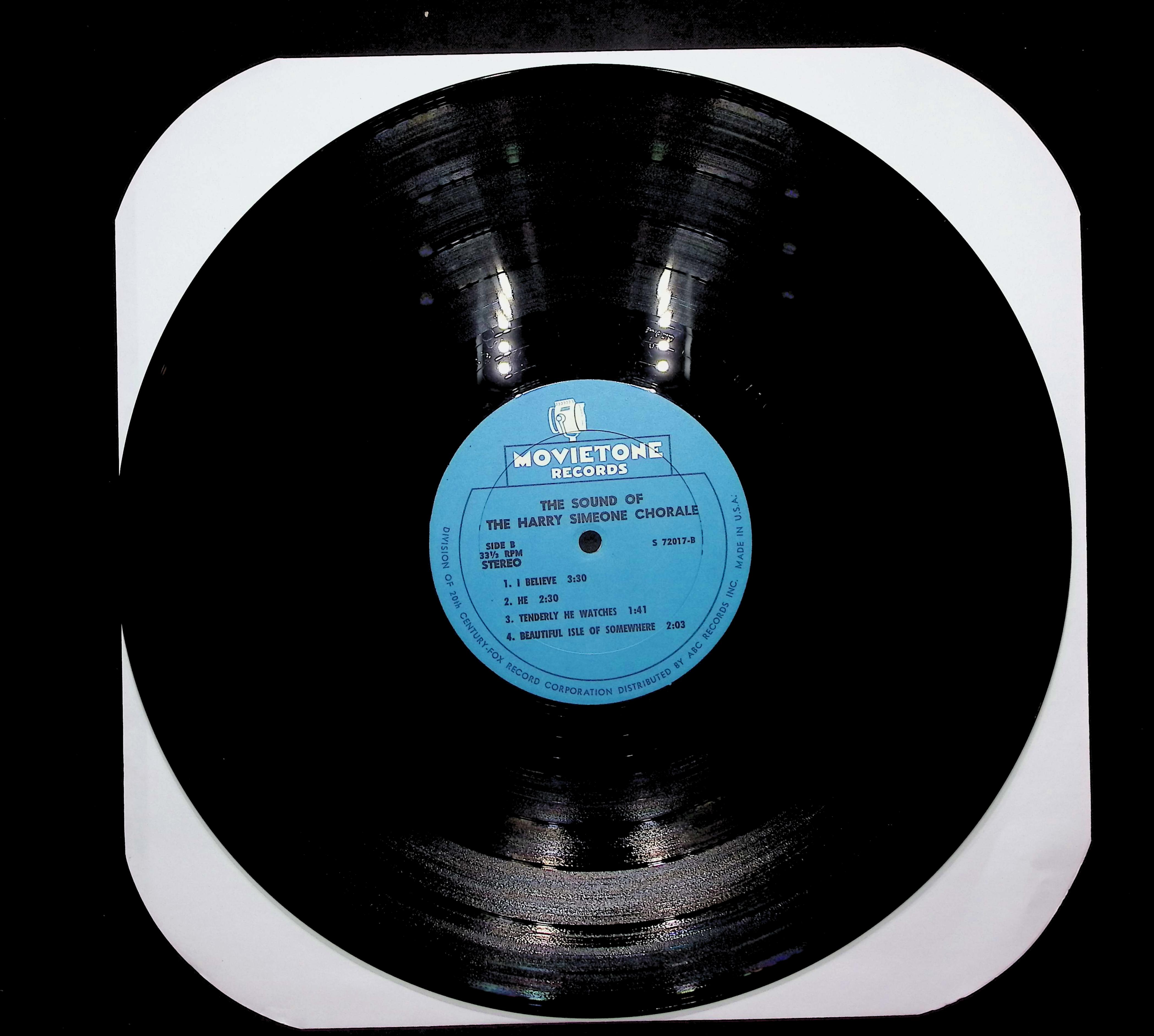 The Harry Simeone Chorale The Sound Of The Harry Simeone Chorale 1967 LP Jazz  — image 3