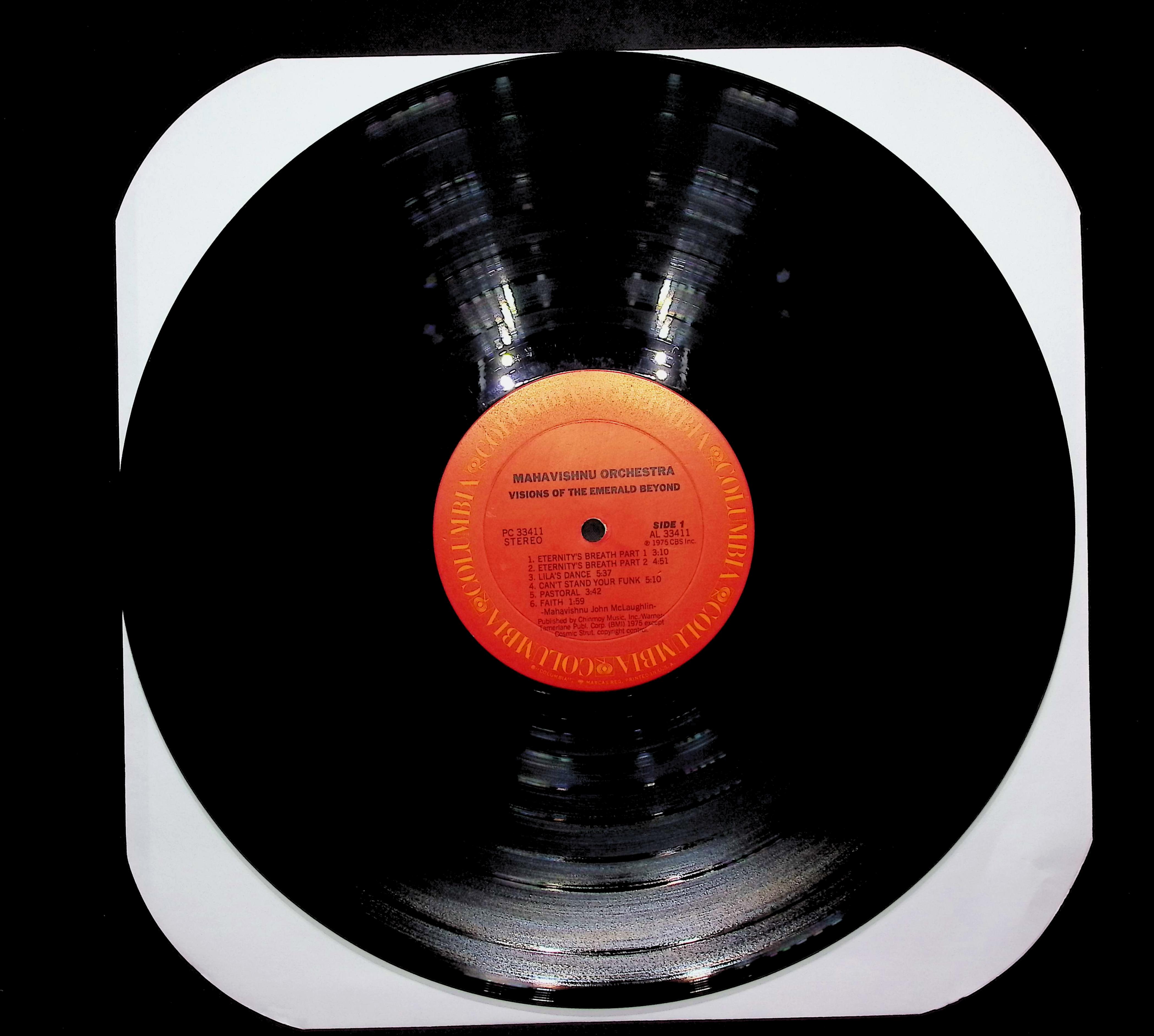 Mahavishnu Orchestra Visions Of The Emerald Beyond 1975 LP Jazz Side 1 & 2  — image 3