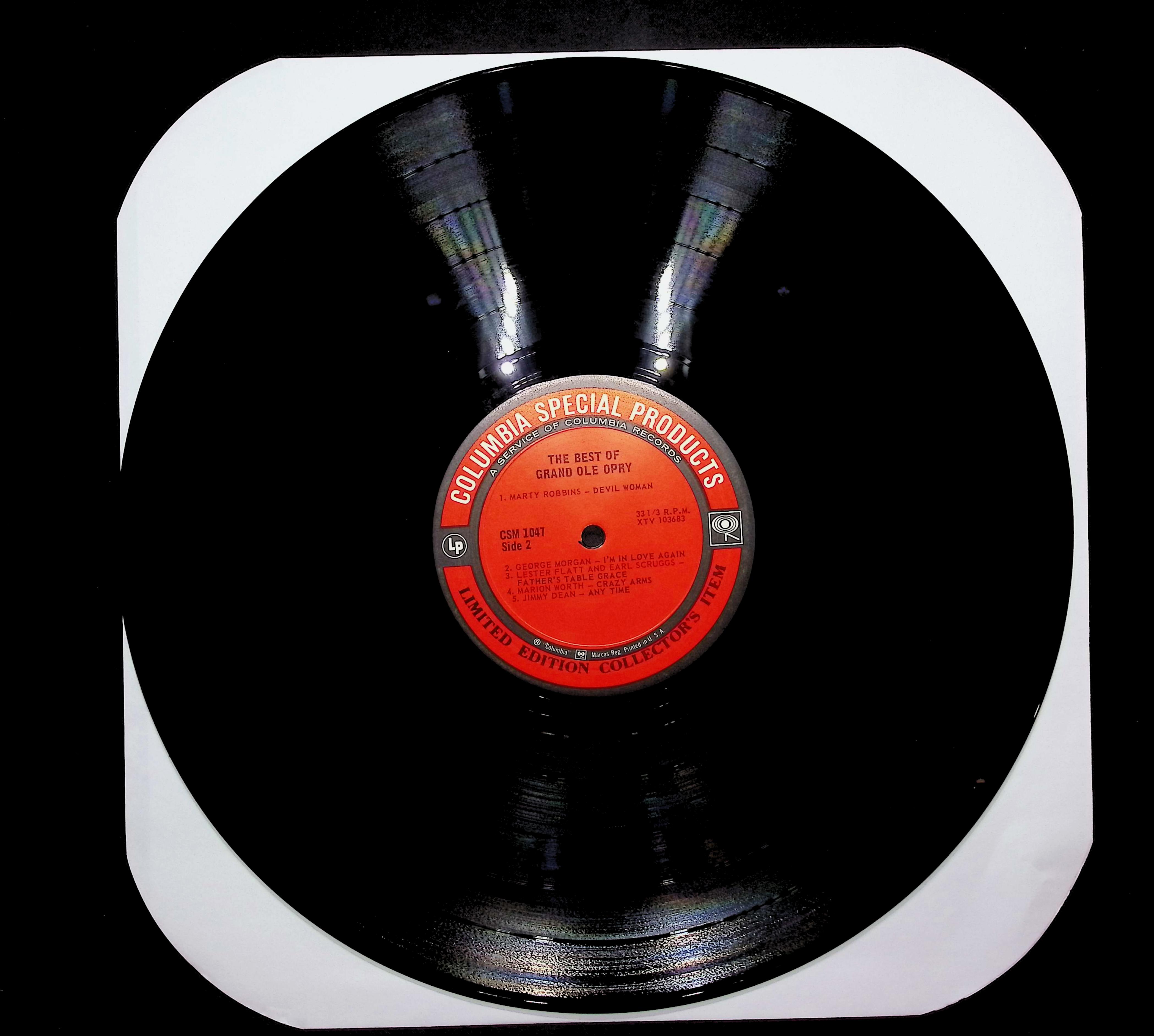 Various Artists The Best Of Grand Ole Opry LP Folk, World, & Country Side 1 & 2
