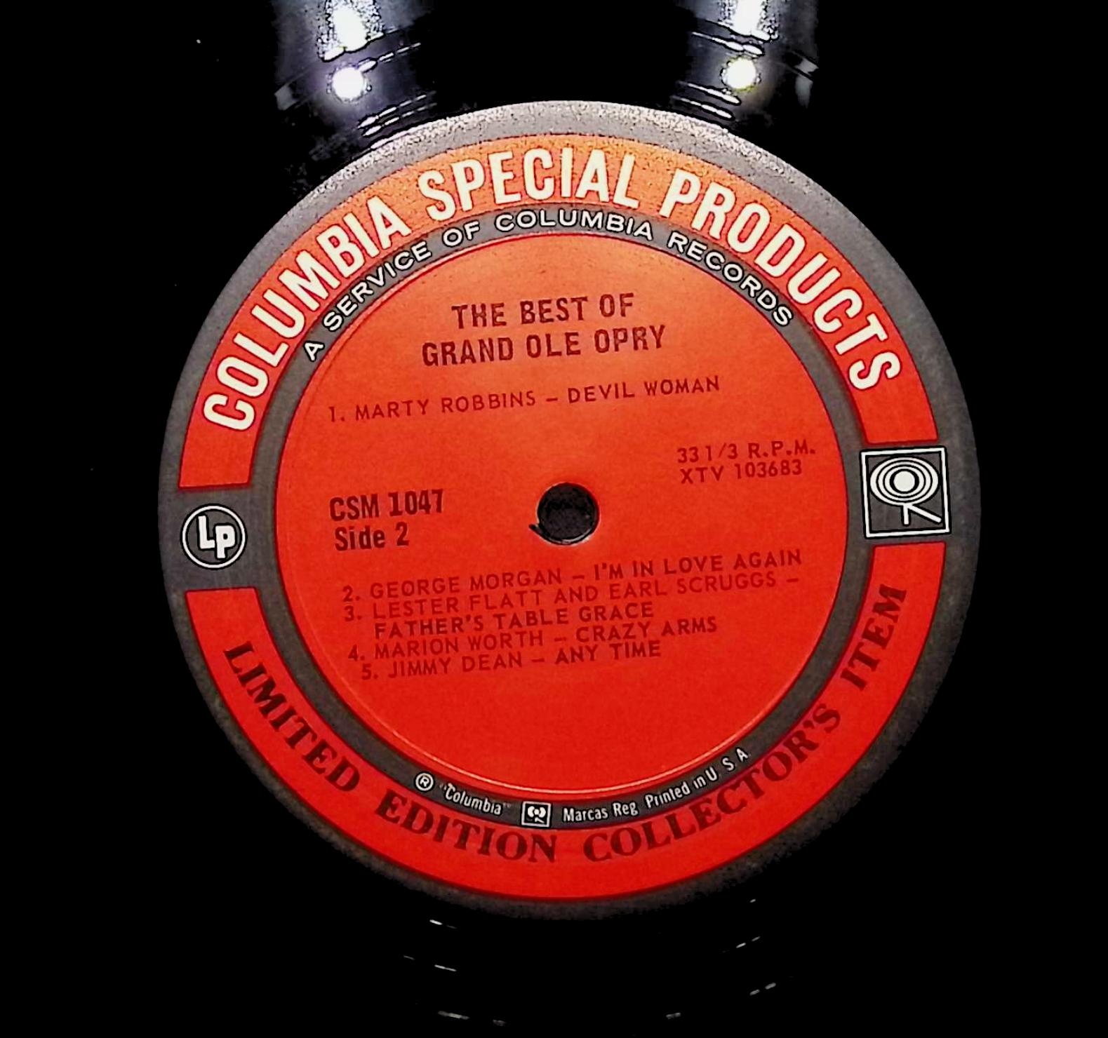 Various Artists The Best Of Grand Ole Opry LP Folk, World, & Country Side 1 & 2 — image 2