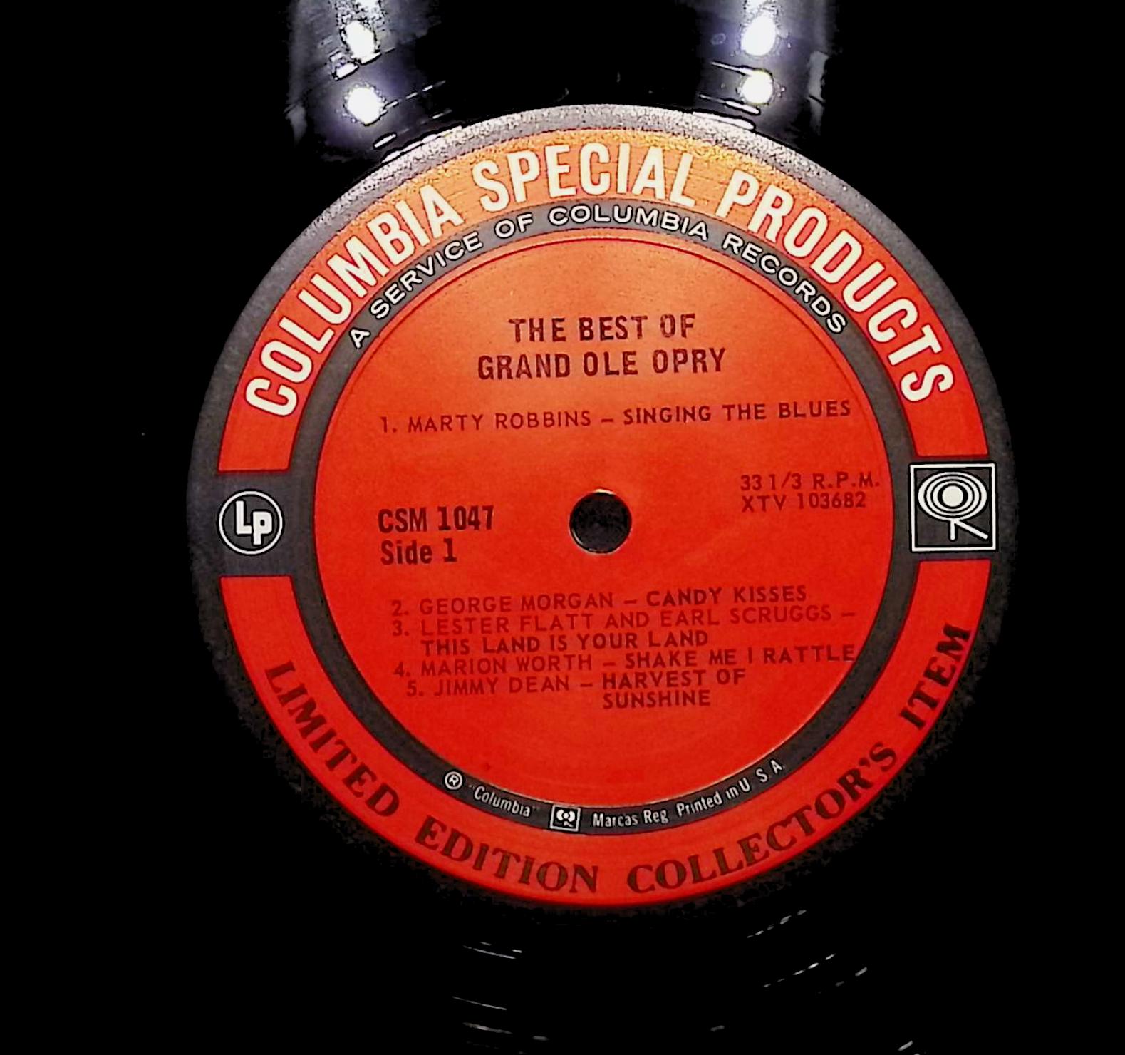 Various Artists The Best Of Grand Ole Opry LP Folk, World, & Country Side 1 & 2 — image 4