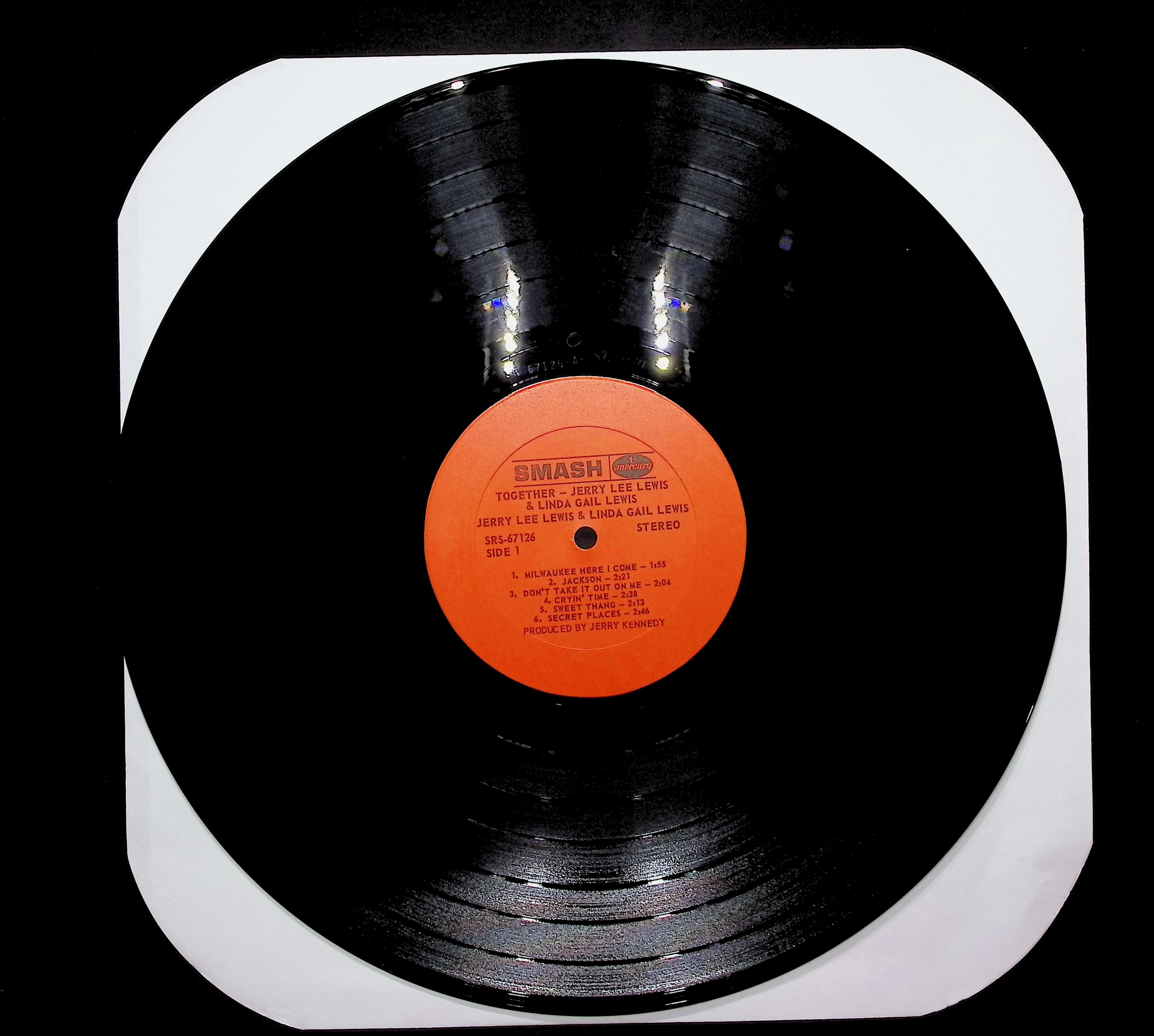 Jerry Lee Lewis Together 1969 LP Rock Side 1 & Side 2  — image 3
