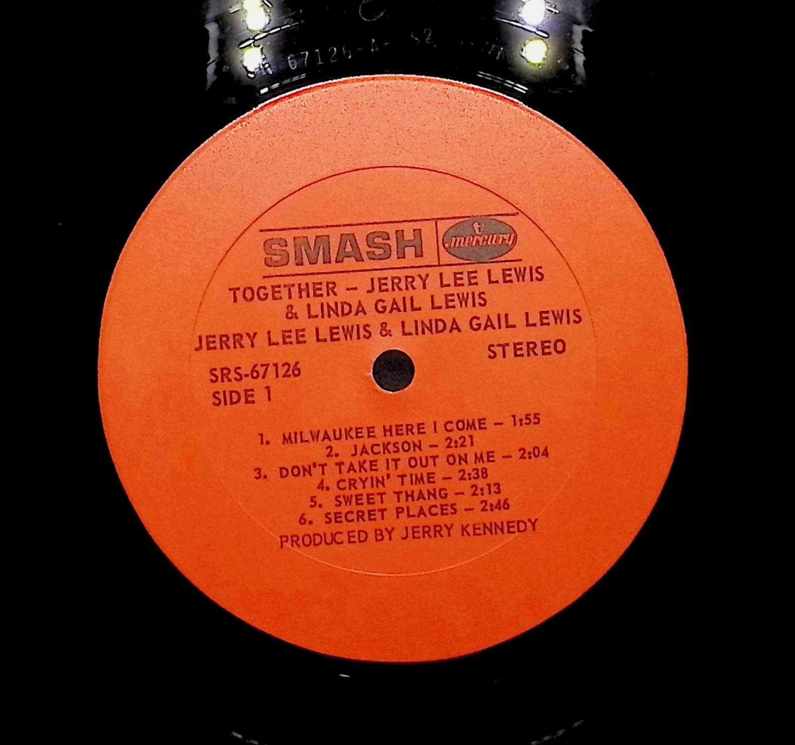 Jerry Lee Lewis Together 1969 LP Rock Side 1 & Side 2  — image 4