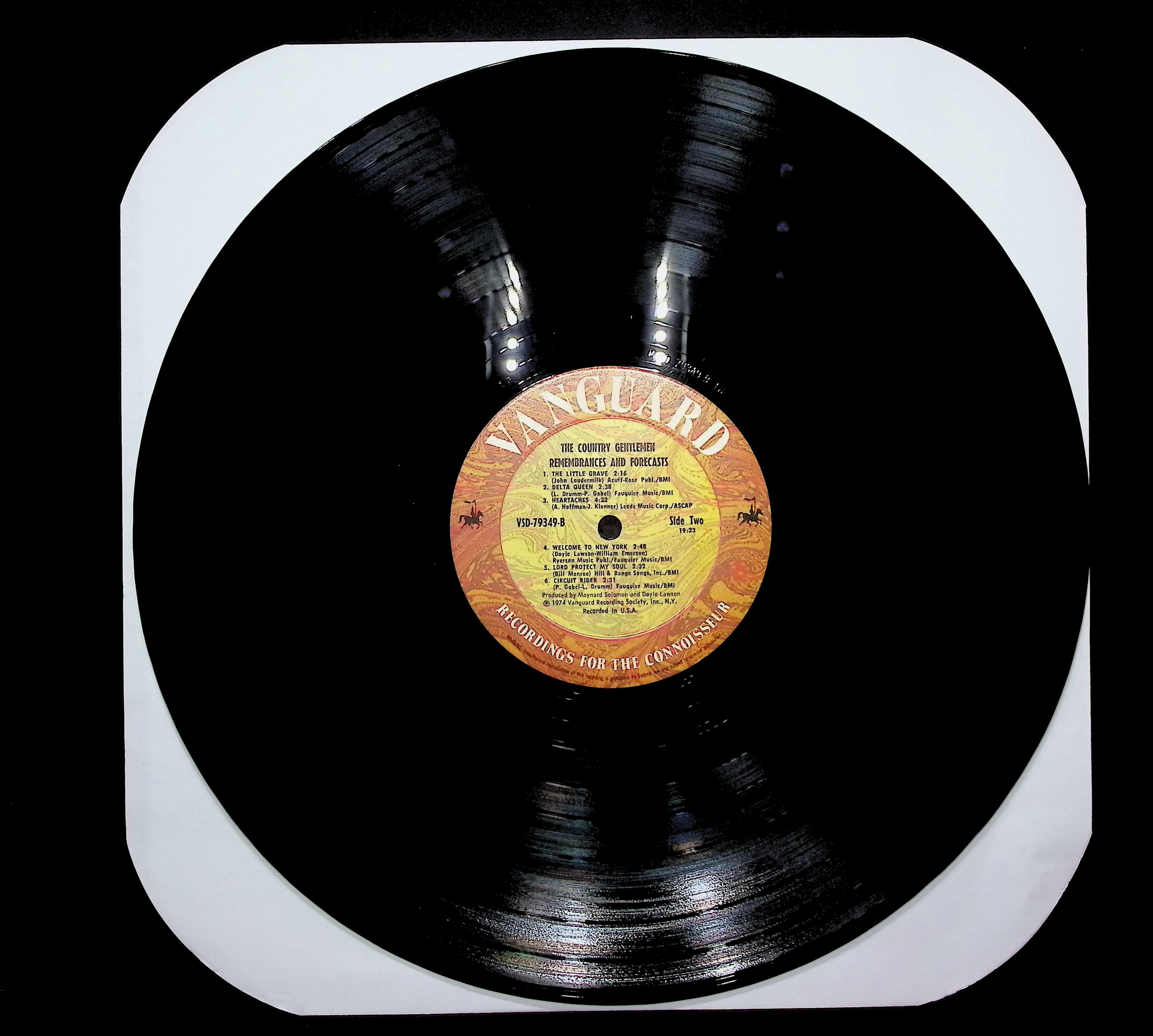 The Country Gentlemen Remembrances & Forecasts 1974 LP Folk, World, & Country