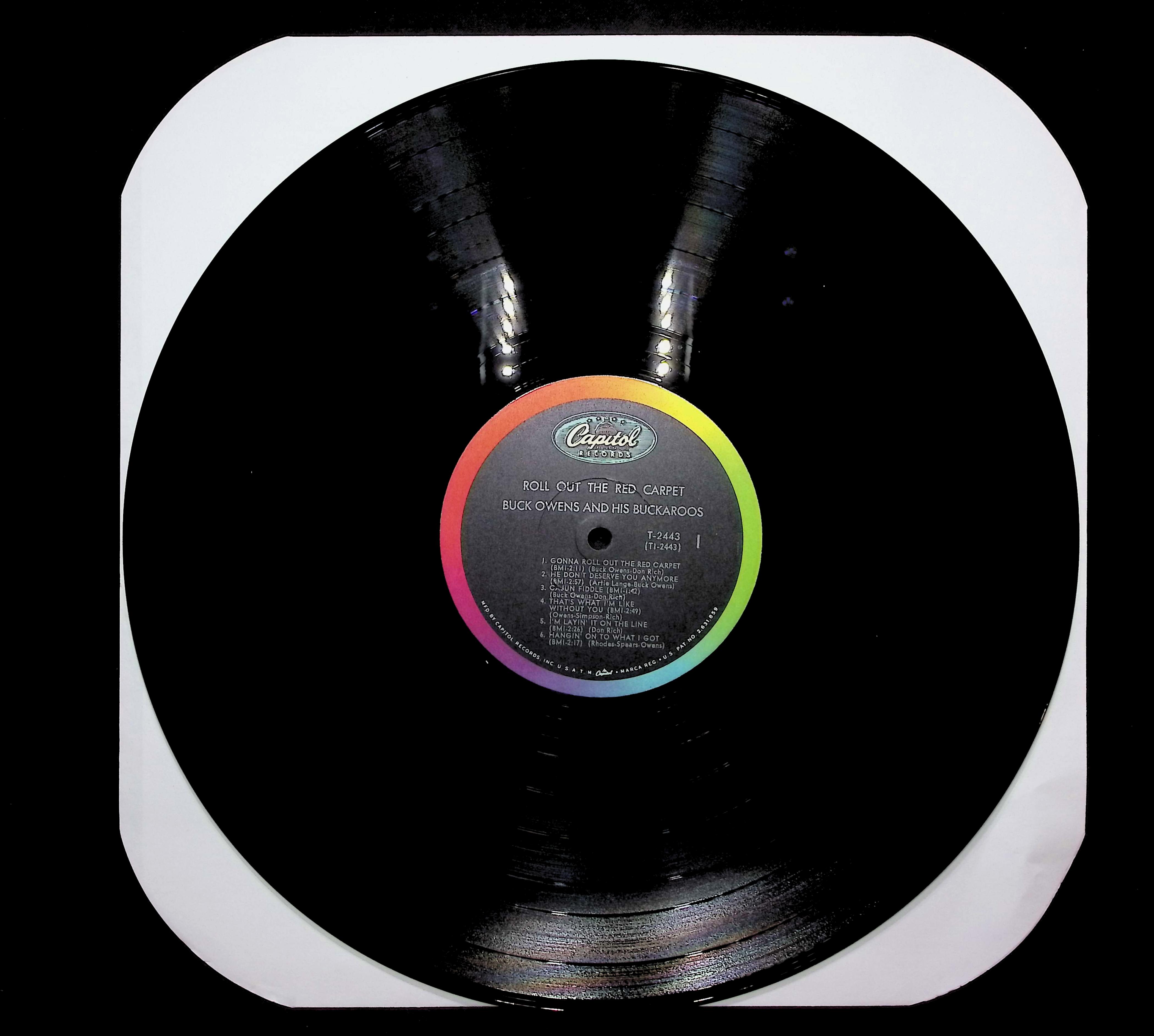 Buck Owens And His Buckaroos Roll Out The Red Carpet 1966 LP Folk, World, & Country