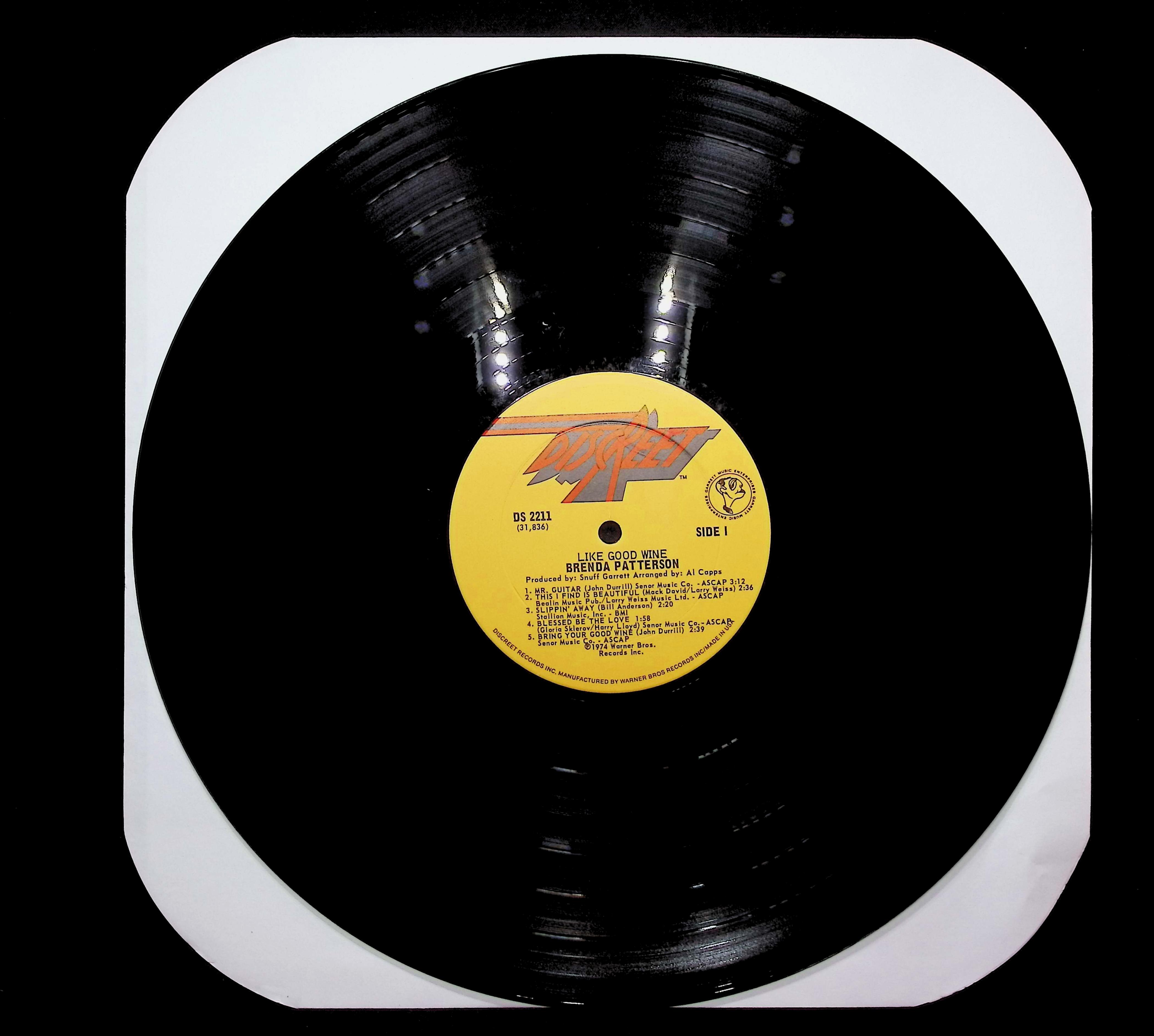 Brenda Patterson Like Good Wine 1974 LP Rock Side I & II  — image 3