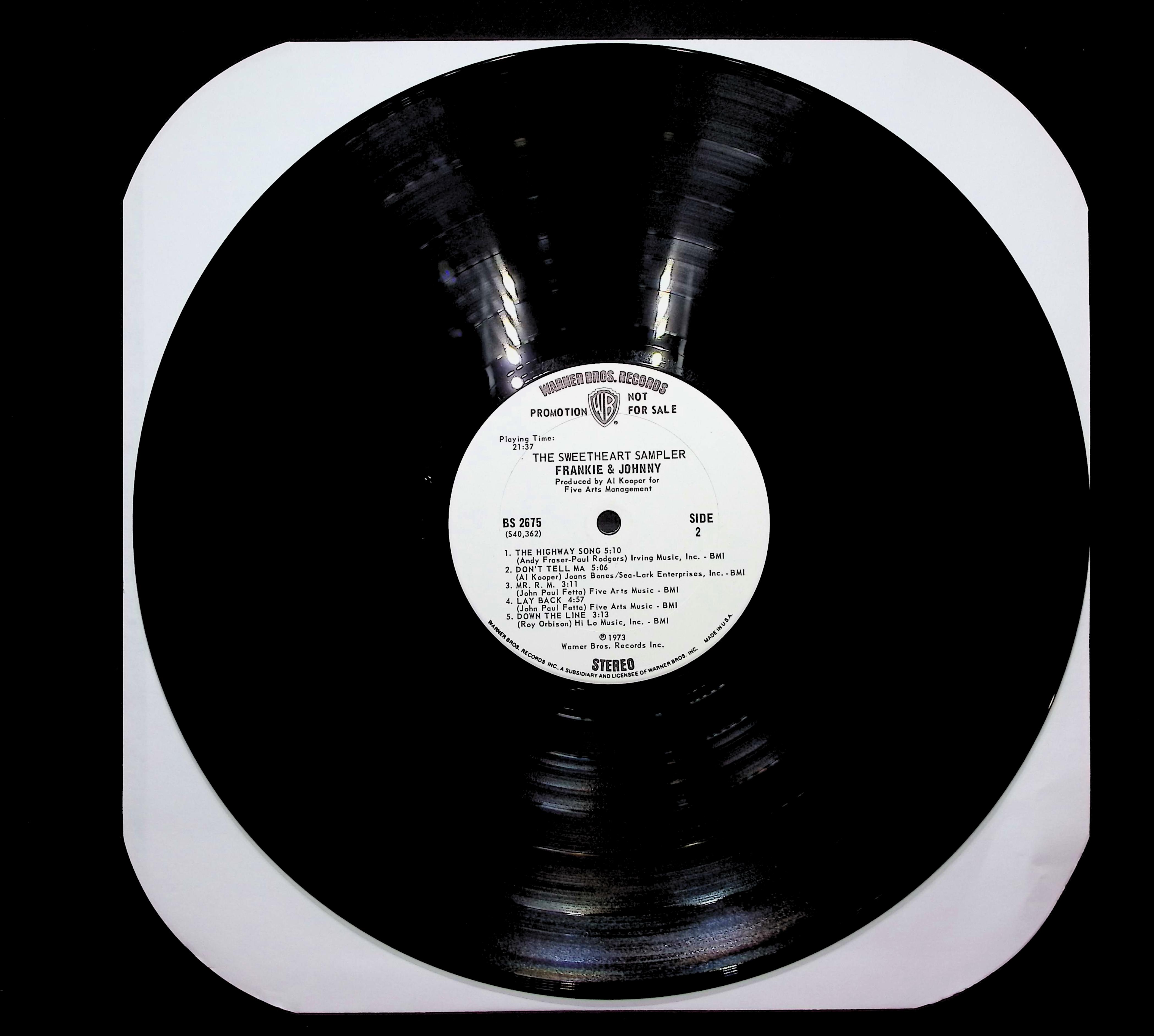Frankie & Johnny -The Sweetheart Sampler 1973 LP Rock Side 1 & 2