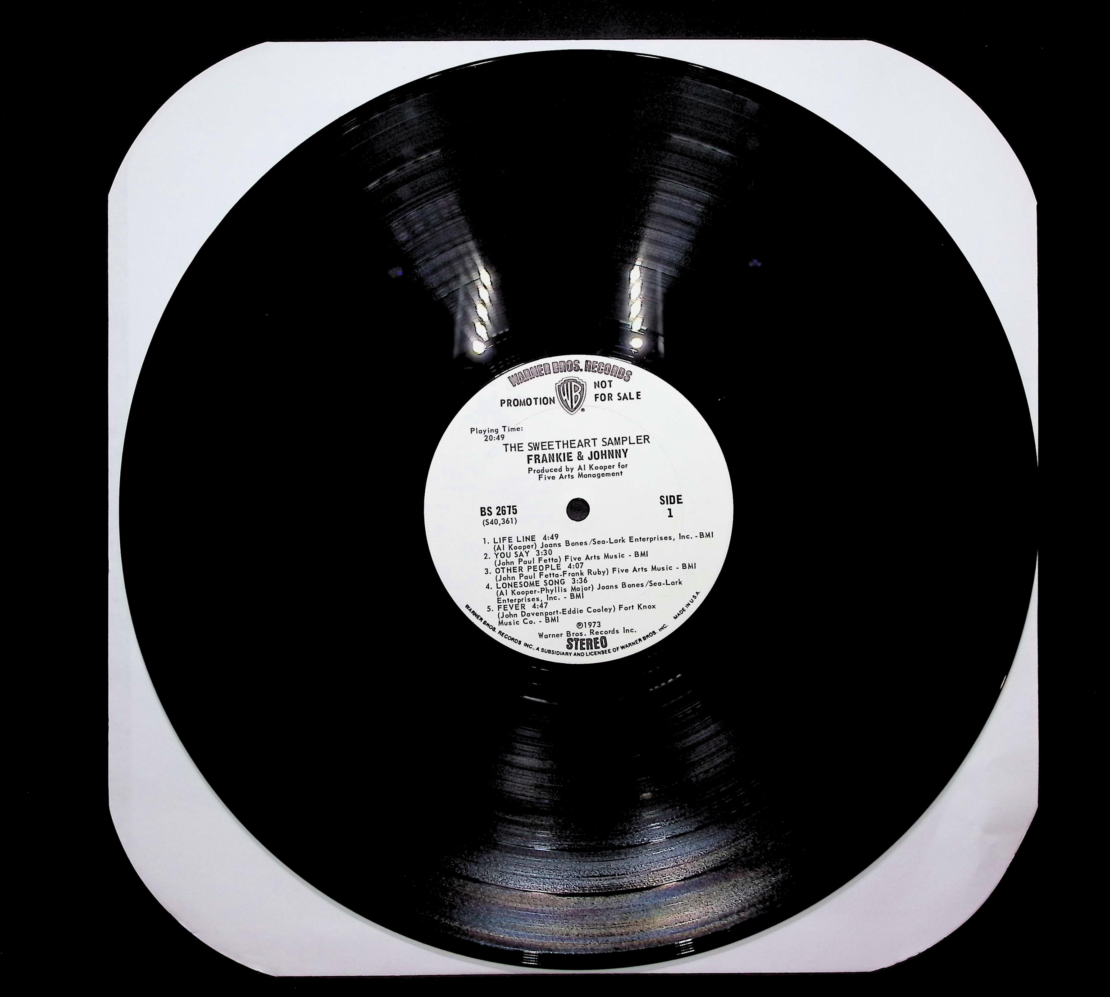 Frankie & Johnny -The Sweetheart Sampler 1973 LP Rock Side 1 & 2 — image 3
