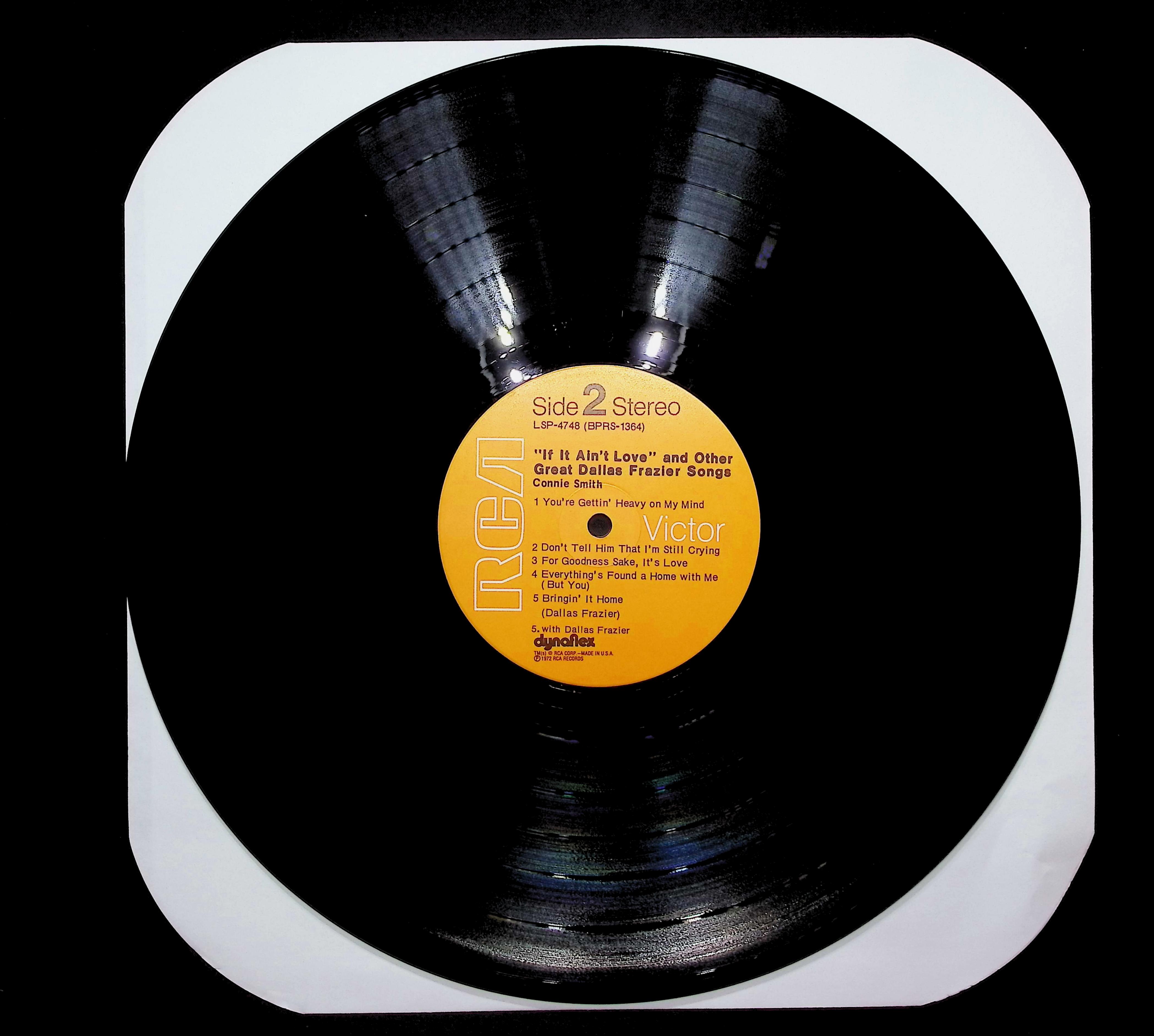 Connie Smith If It Ain't Love And Other Great Dallas Frazier Songs 1972 LP