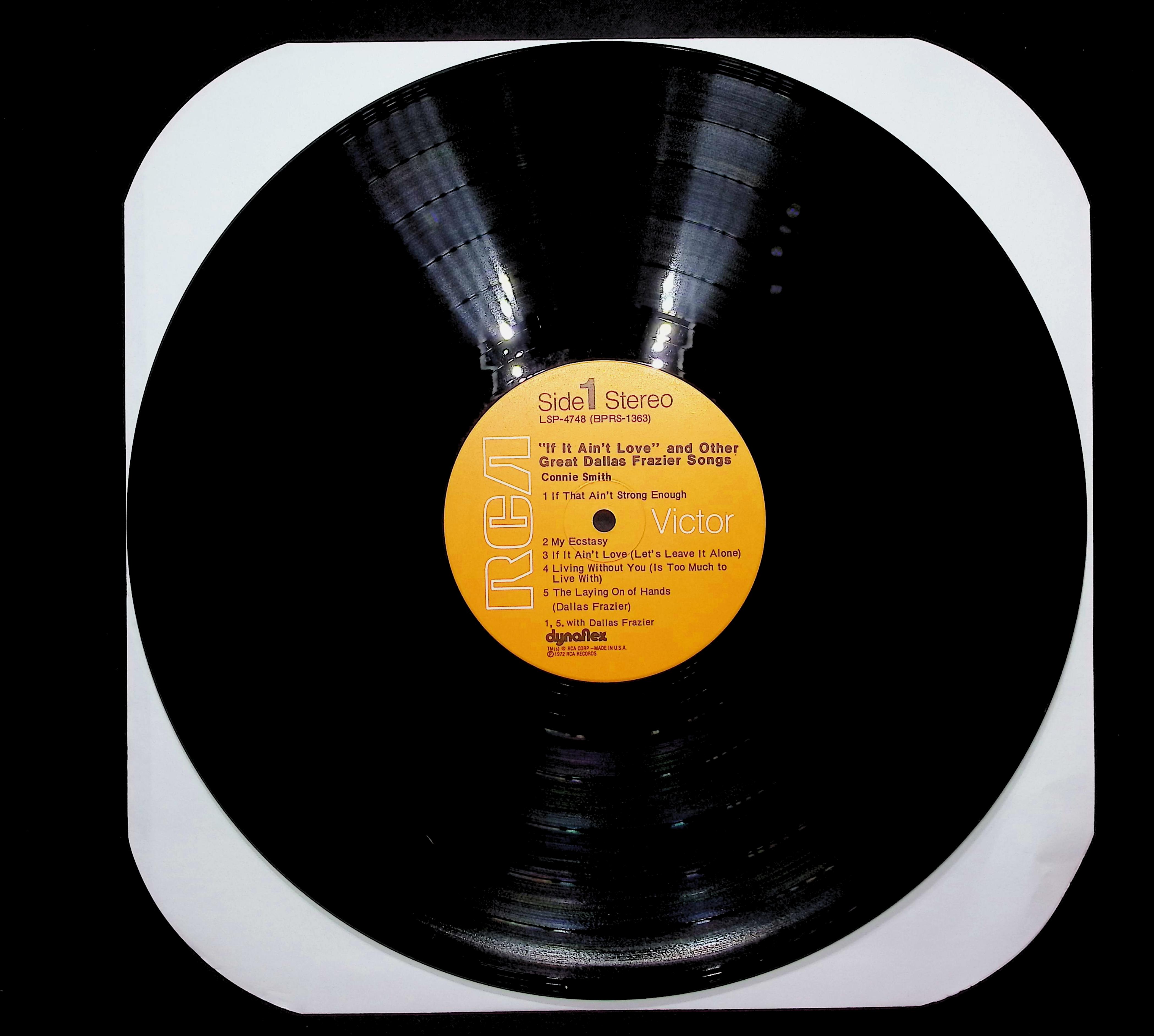 Connie Smith If It Ain't Love And Other Great Dallas Frazier Songs 1972 LP — image 3