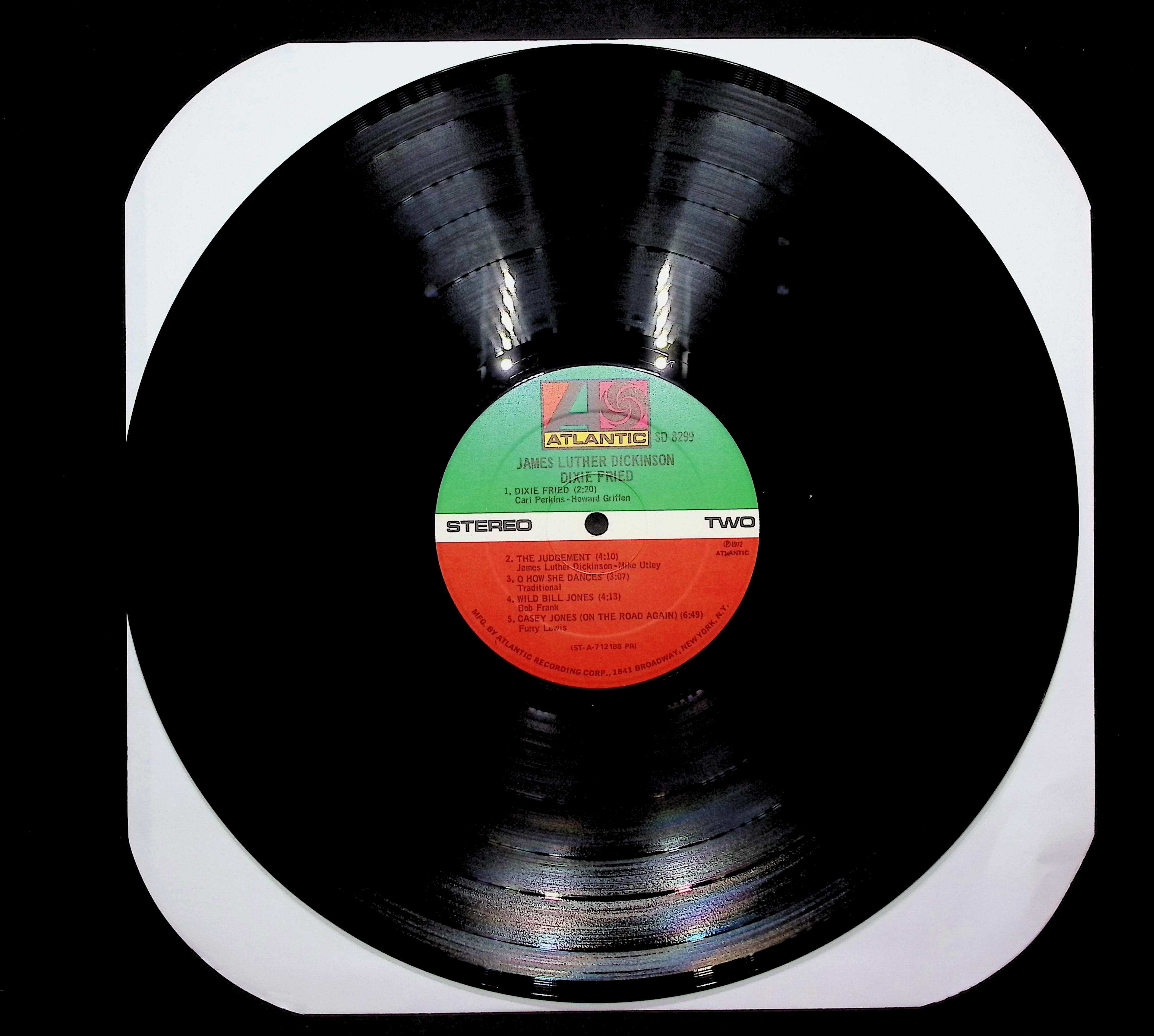 Jim Dickinson Dixie Fried 1972 LP Rock Side 1 & 2 1972 LP Rock