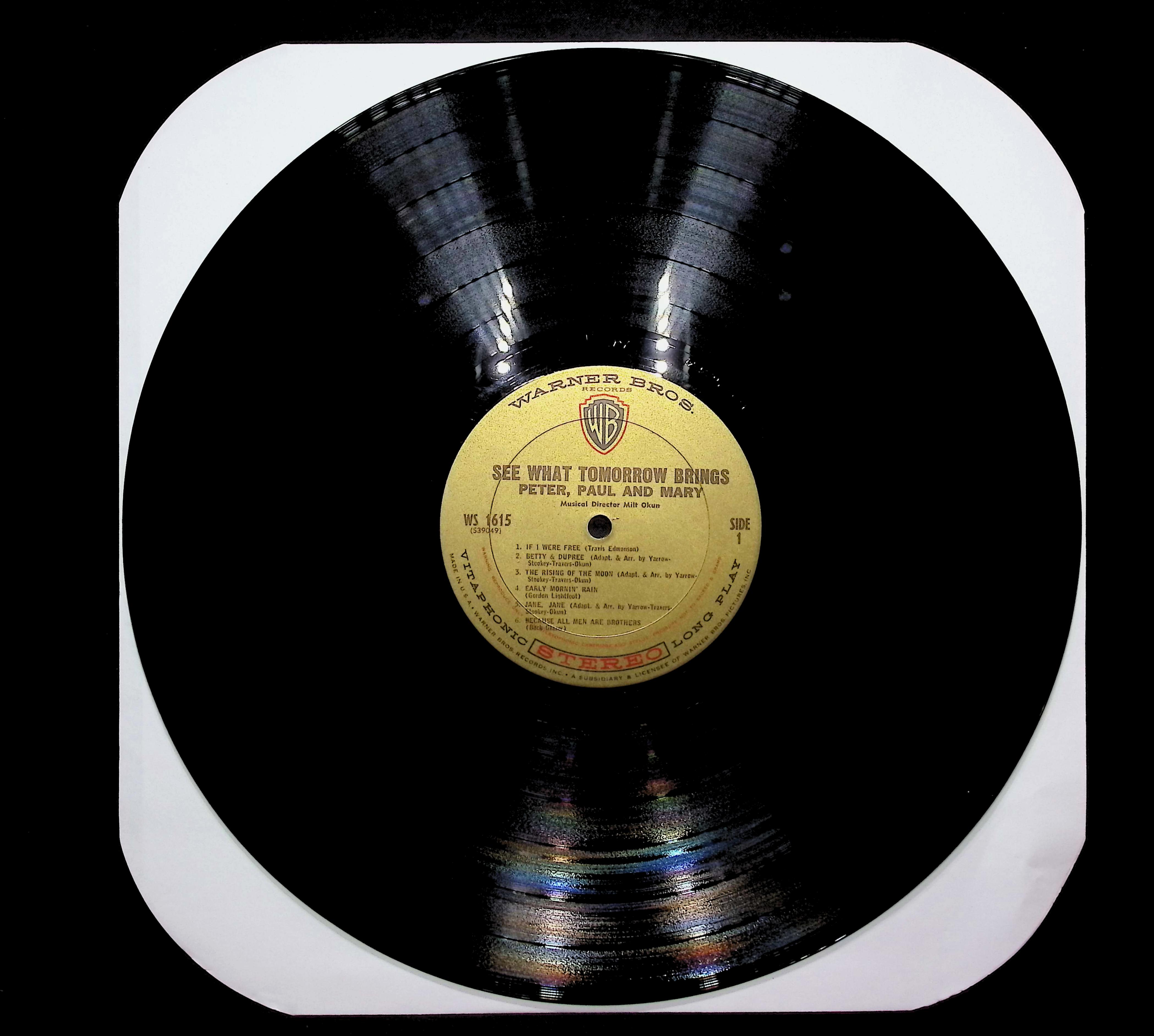 Peter, Paul & Mary See What Tomorrow Brings 1965 LP Folk, World, & Country