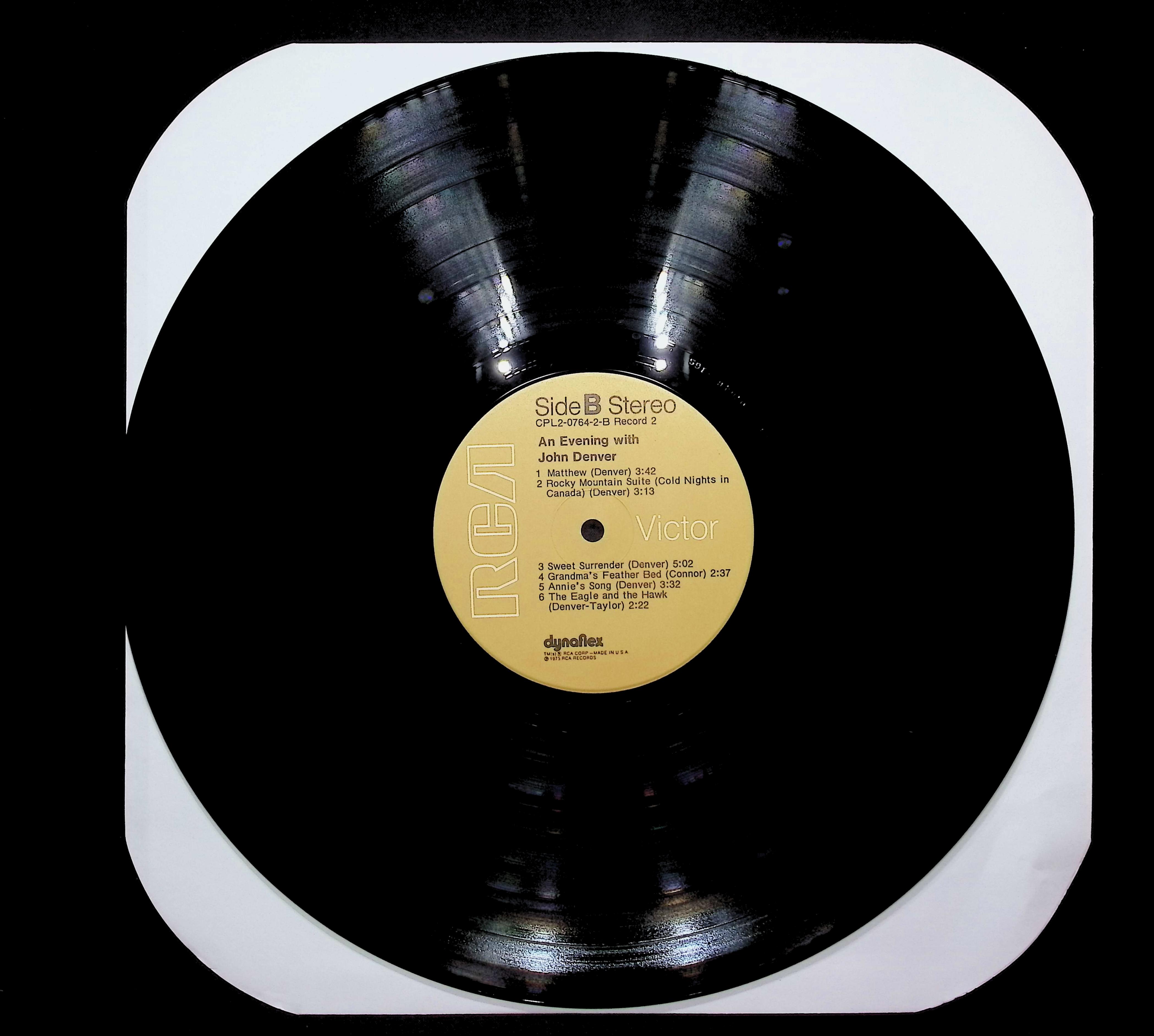 John Denver An Evening With John Denver 1976 LP Pop
