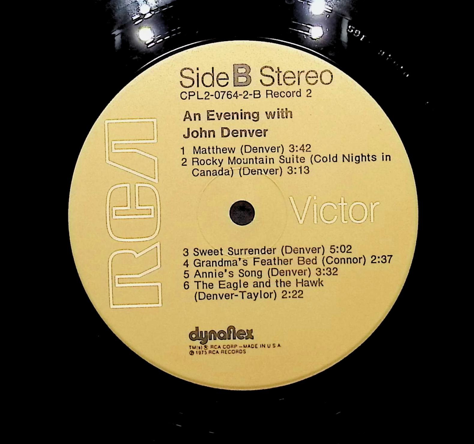 John Denver An Evening With John Denver 1976 LP Pop  — image 2