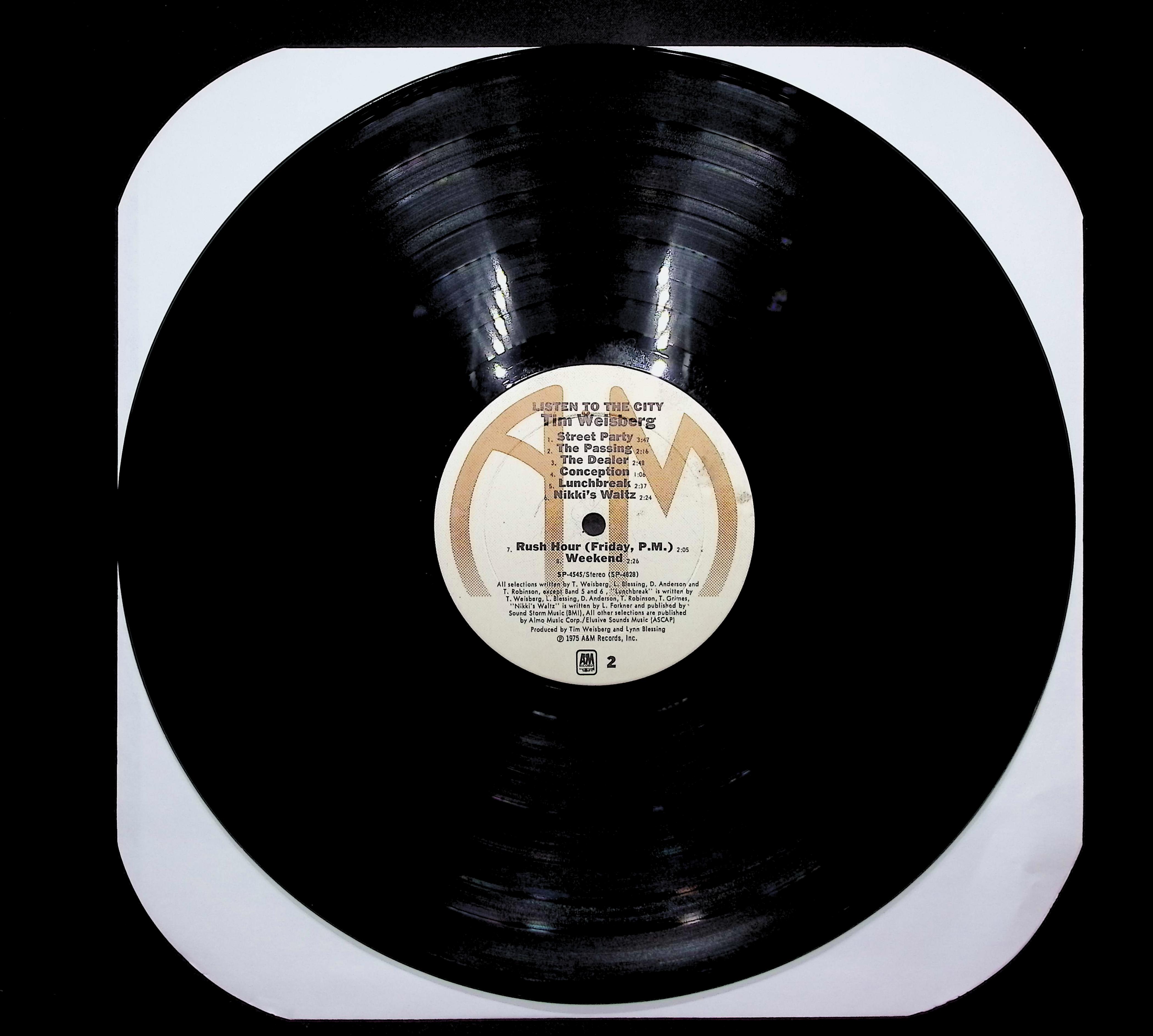 Tim Weisberg Listen To The City 1975 LP Jazz Side 1 & 2  — image 3