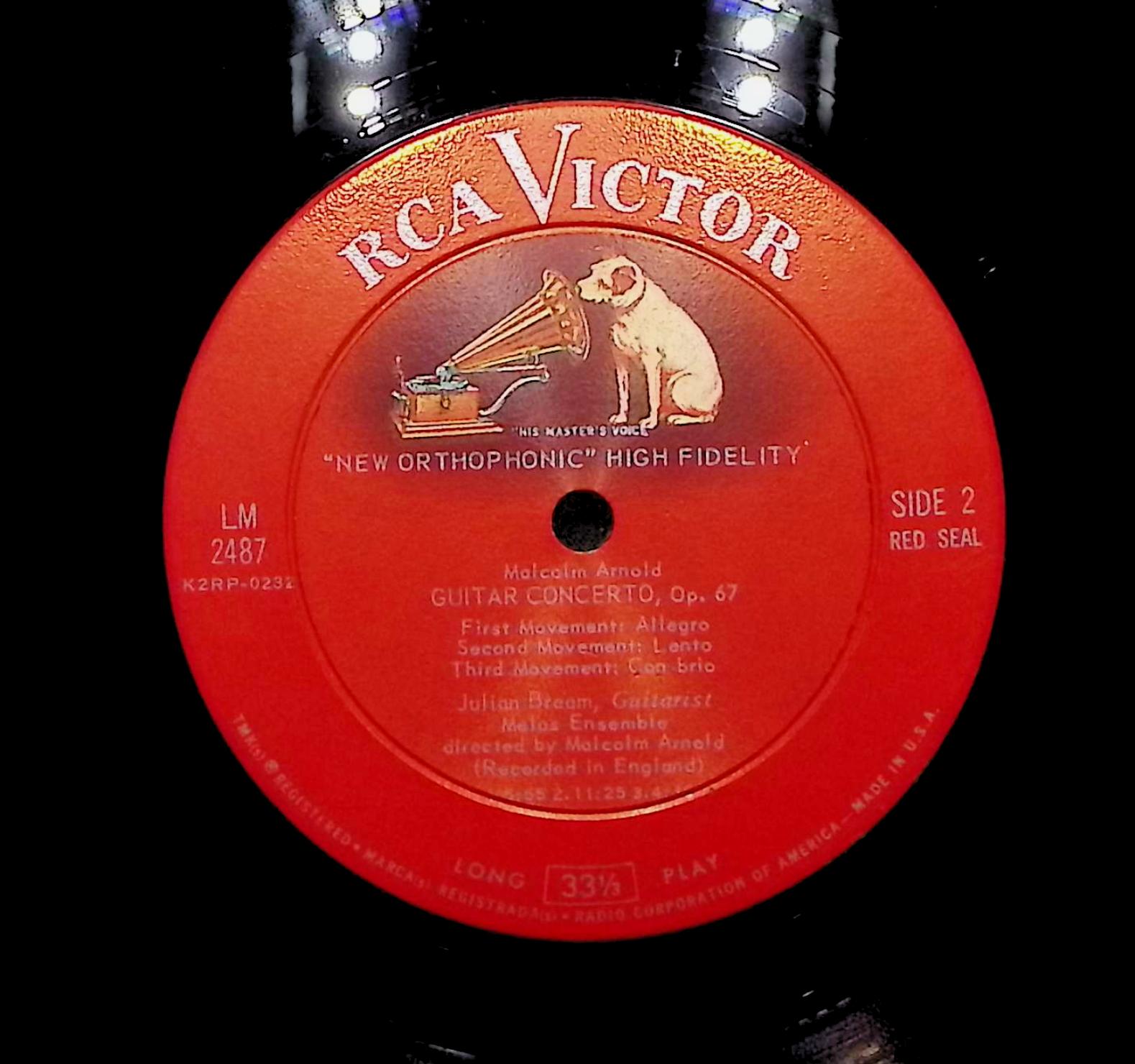 Julian Bream Guitar Concertos 1961 LP Classical Side 1 & 2  — image 2