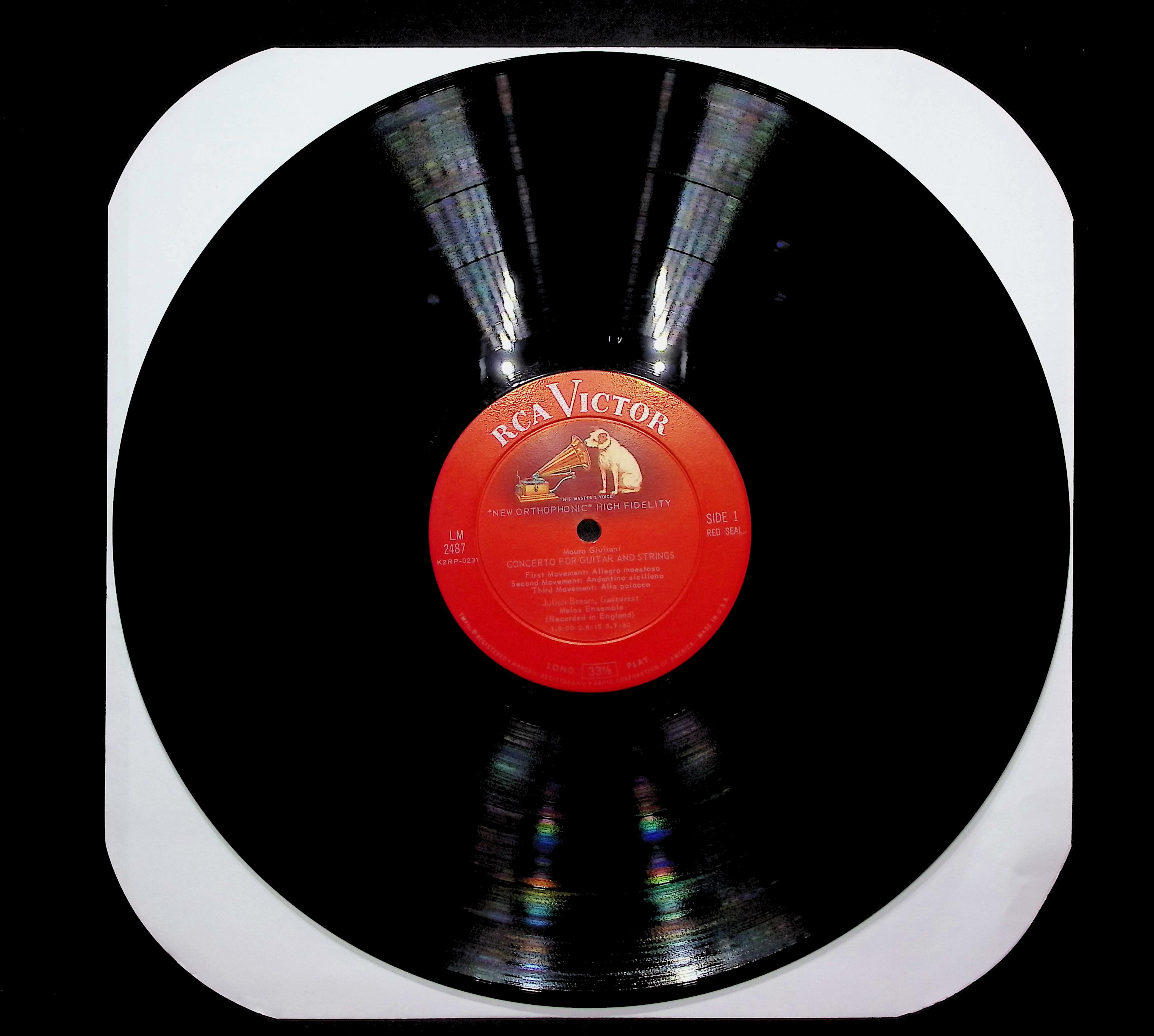 Julian Bream Guitar Concertos 1961 LP Classical Side 1 & 2  — image 3